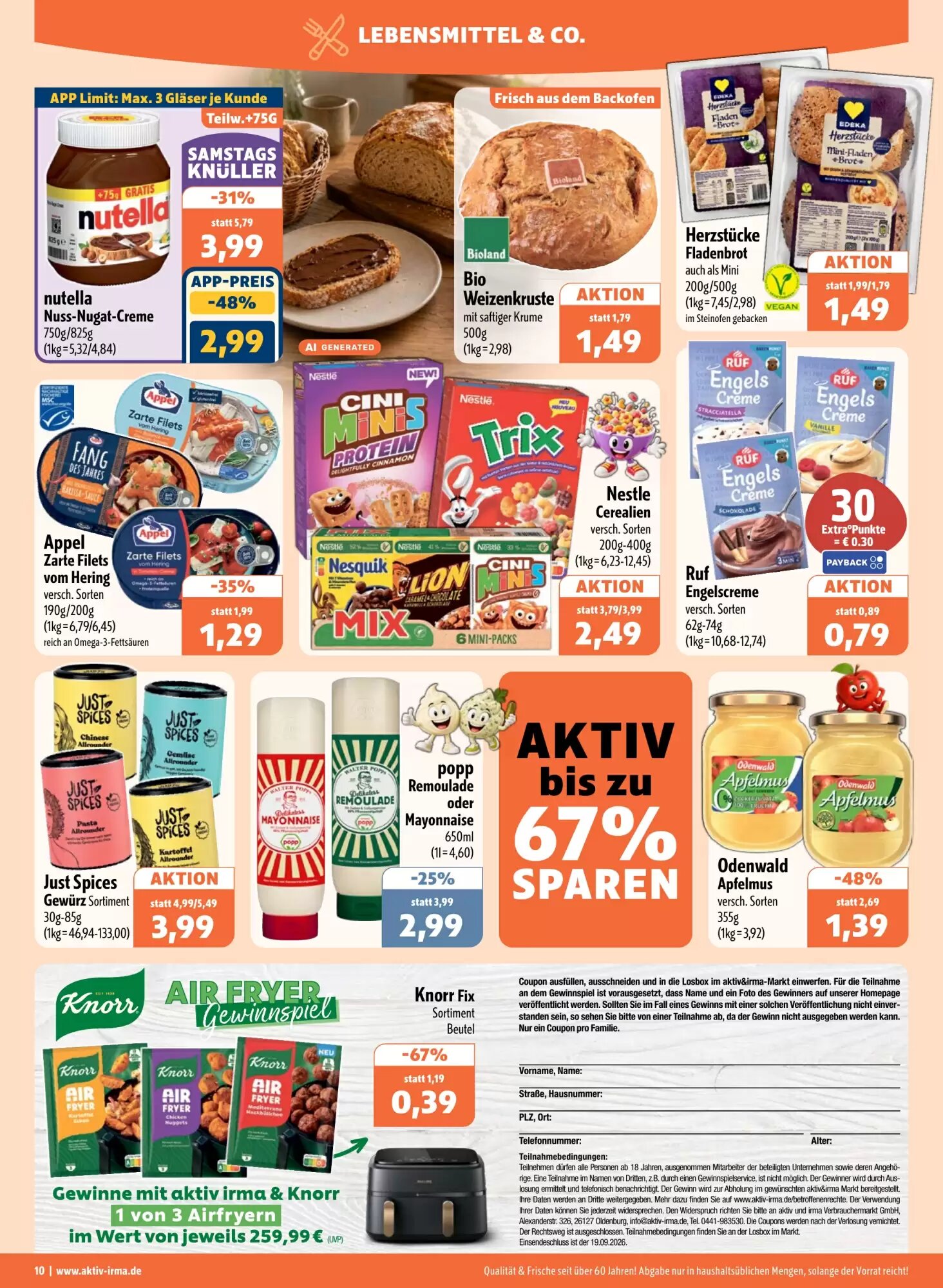 Aktiv Irma Prospekt (ab 14.09.2026) zum Blättern - Seite 10