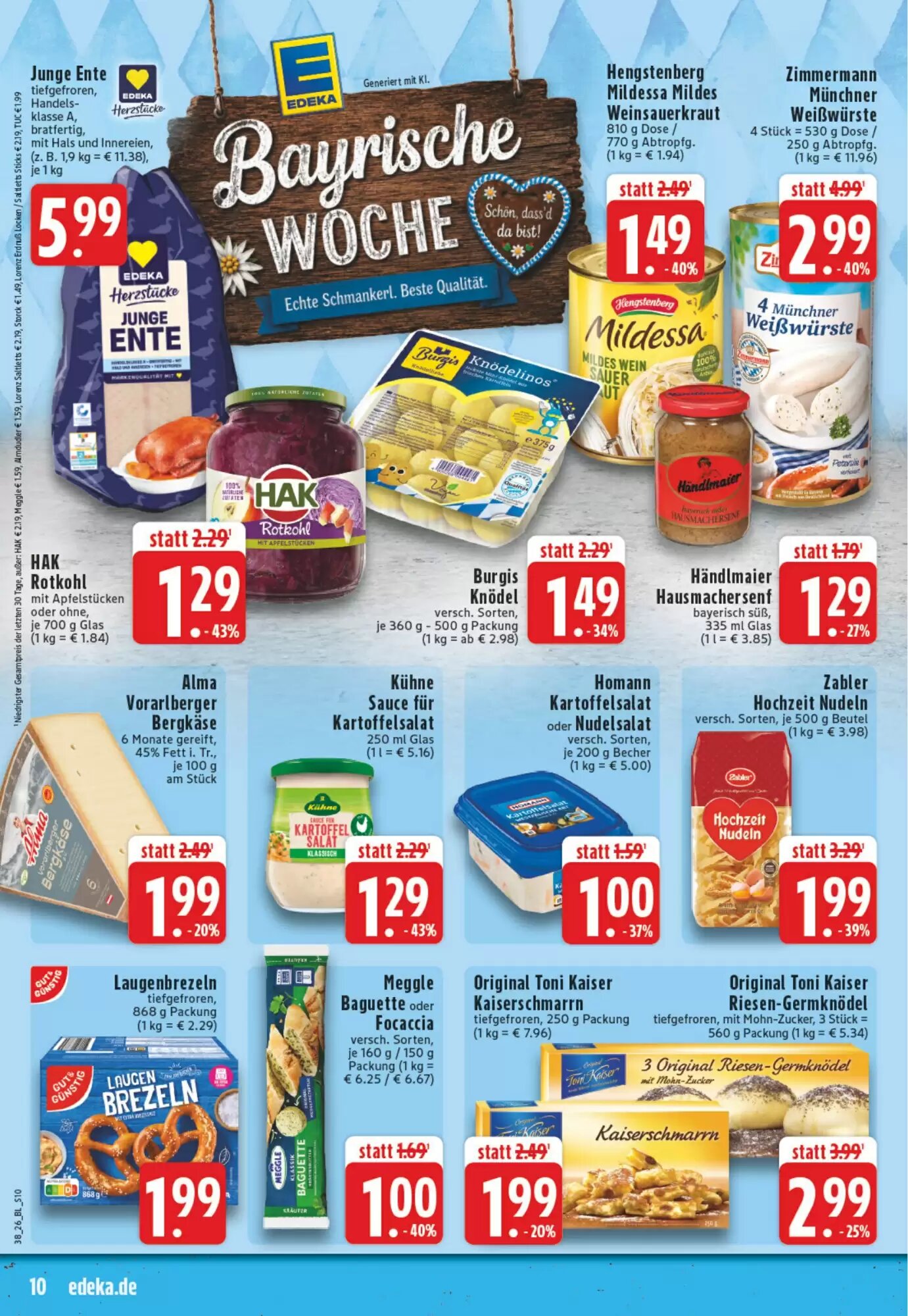EDEKA Vogl Prospekt (ab 14.09.2026) zum Blättern - Seite 10