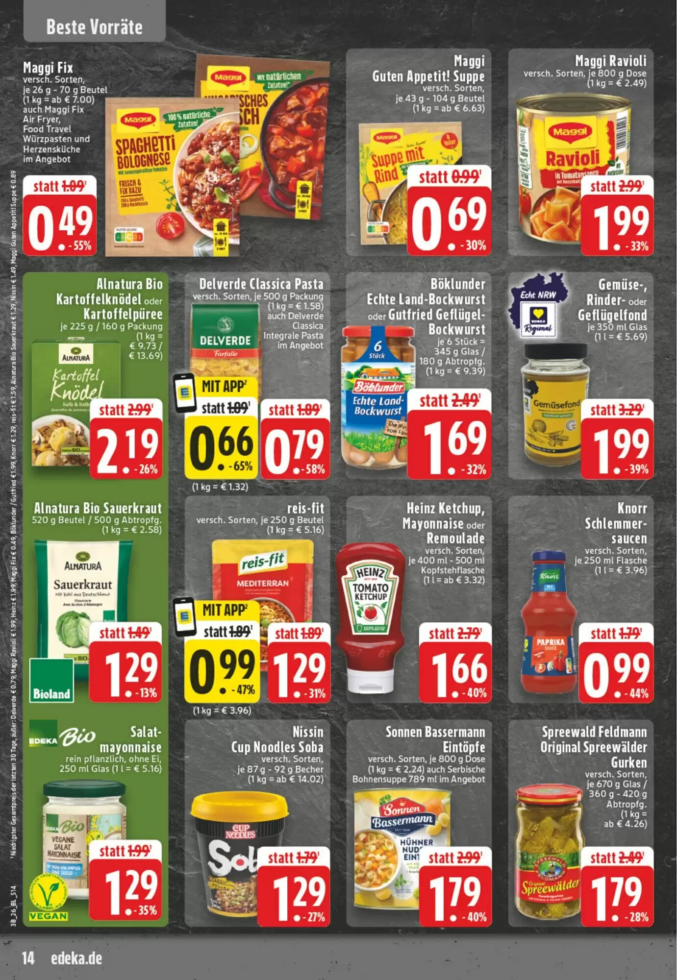 EDEKA Vogl Prospekt (ab 14.09.2026) zum Blättern - Seite 14