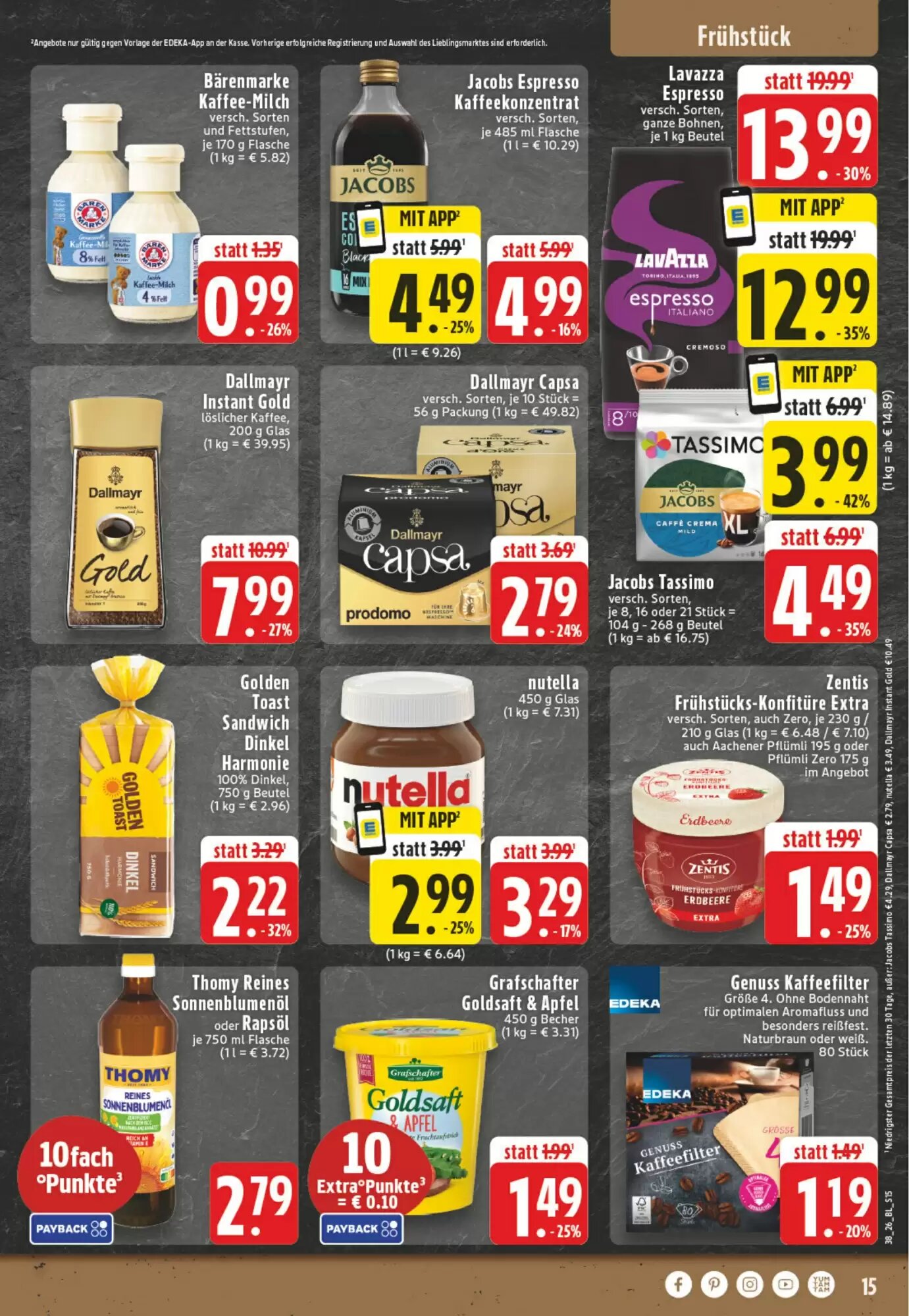 EDEKA Vogl Prospekt (ab 14.09.2026) zum Blättern - Seite 15