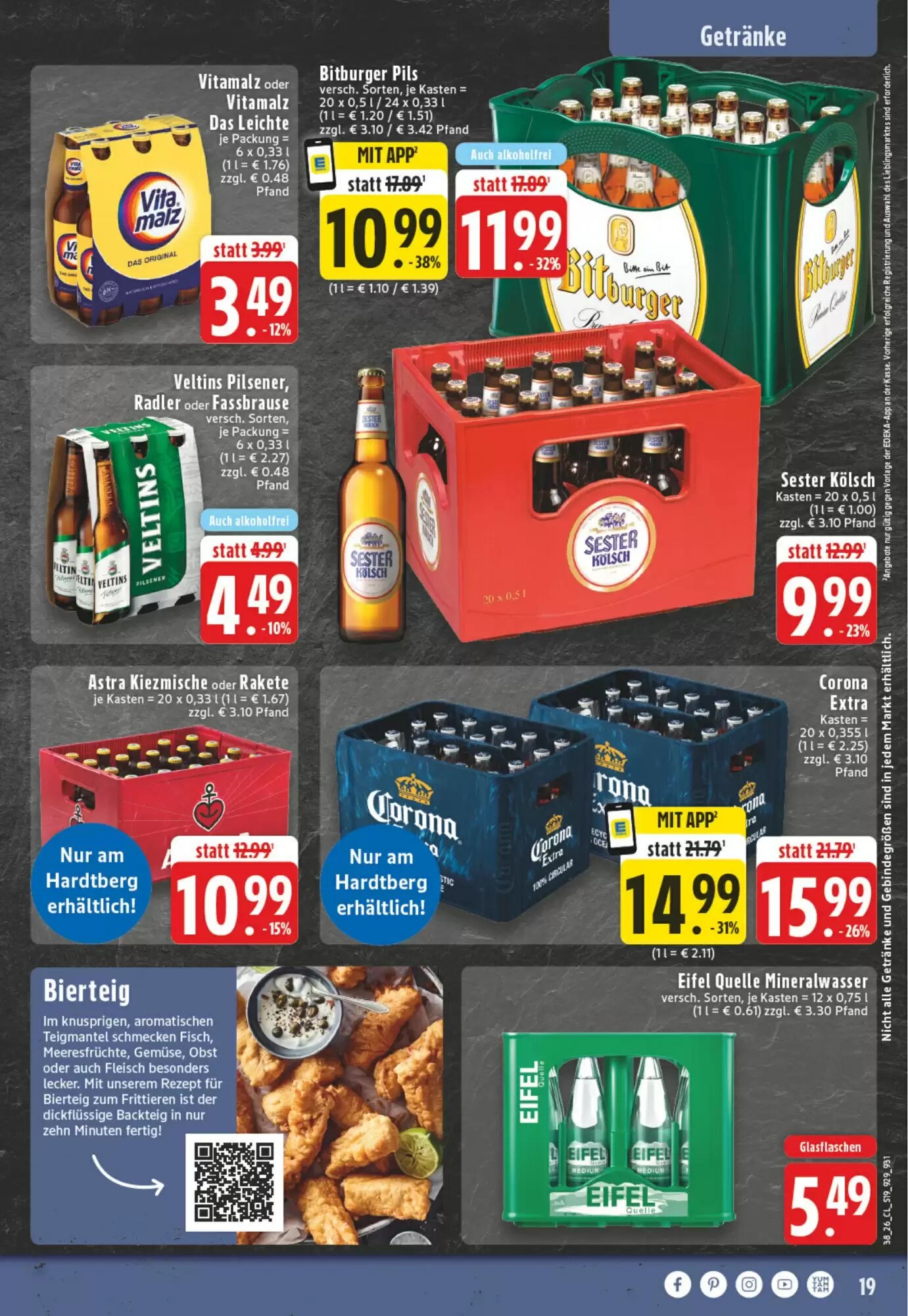 EDEKA Vogl Prospekt (ab 14.09.2026) zum Blättern - Seite 19