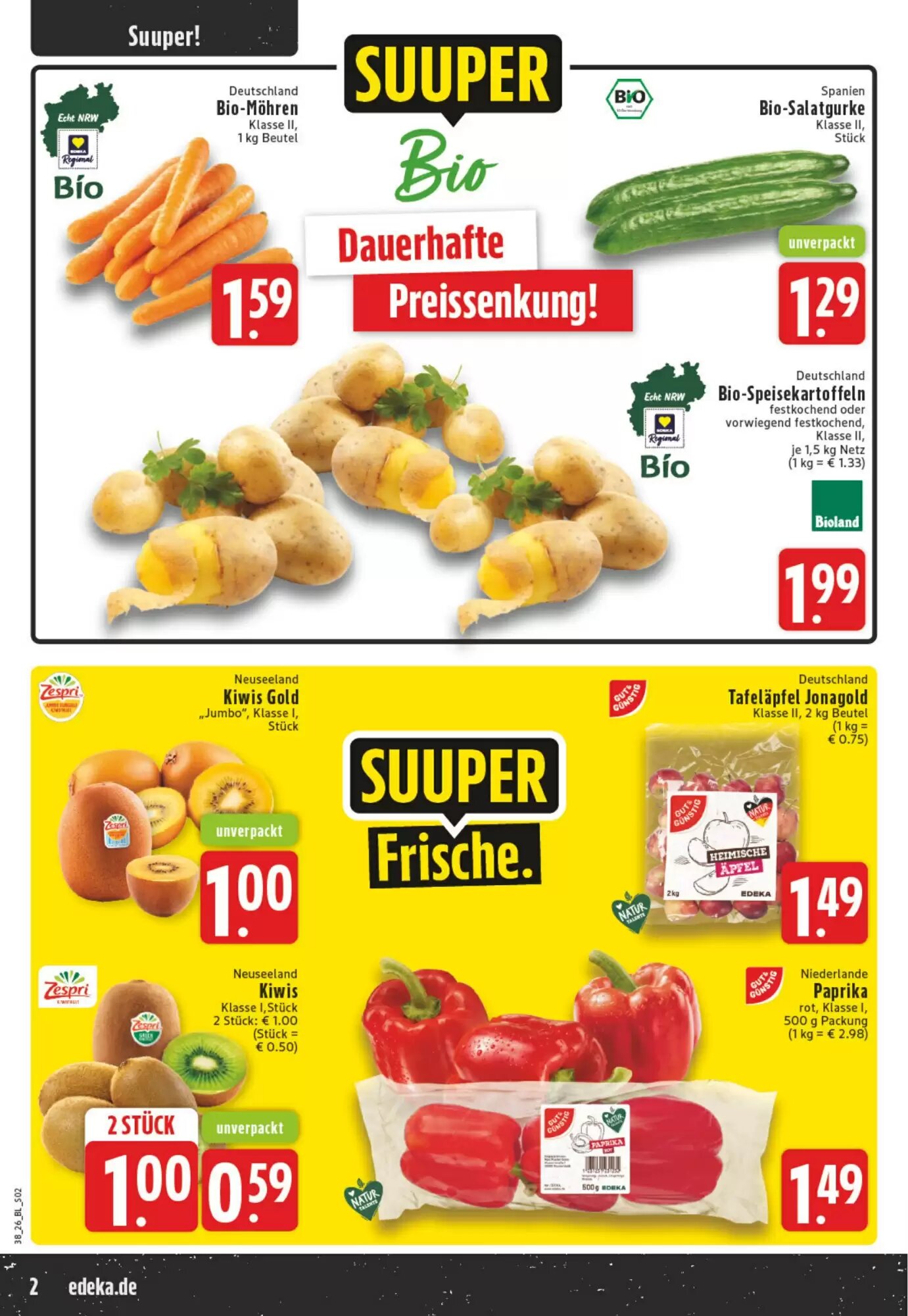 EDEKA Vogl Prospekt (ab 14.09.2026) zum Blättern - Seite 2