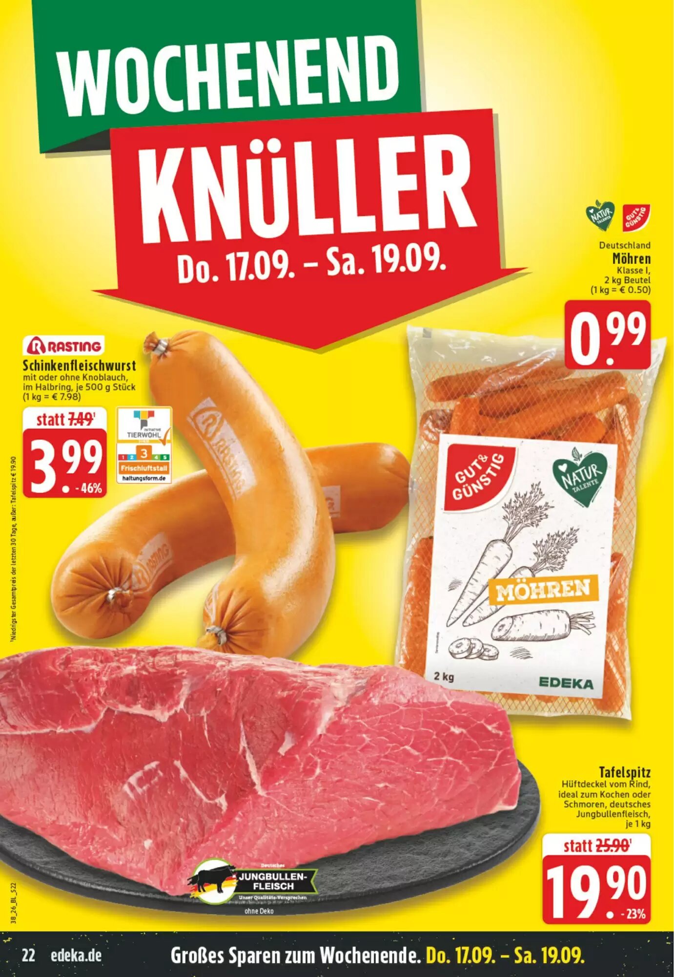 EDEKA Vogl Prospekt (ab 14.09.2026) zum Blättern - Seite 22