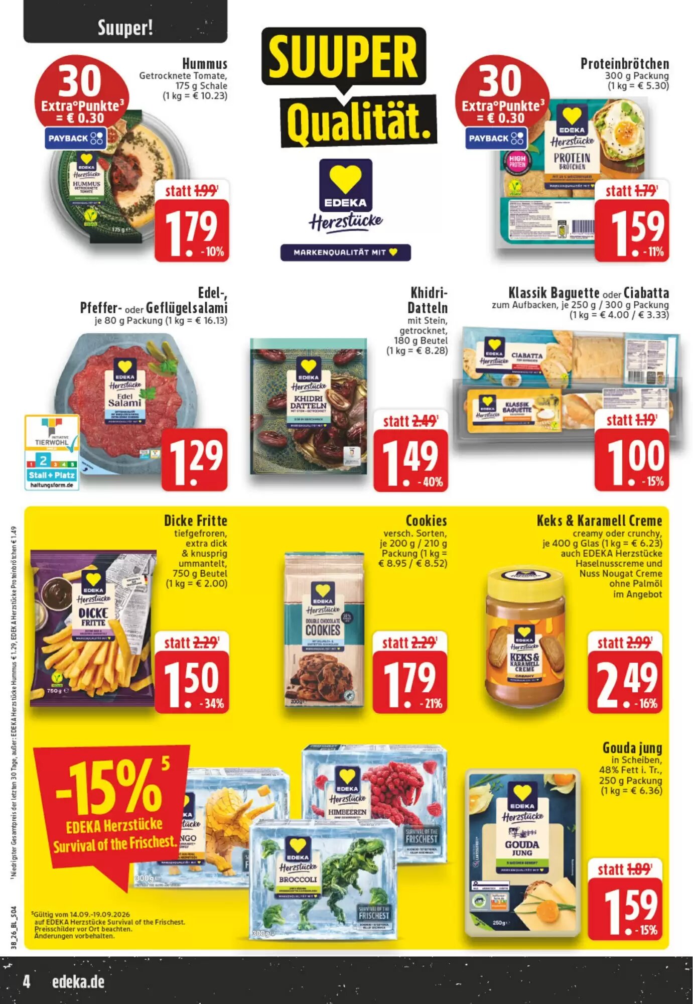 EDEKA Vogl Prospekt (ab 14.09.2026) zum Blättern - Seite 4