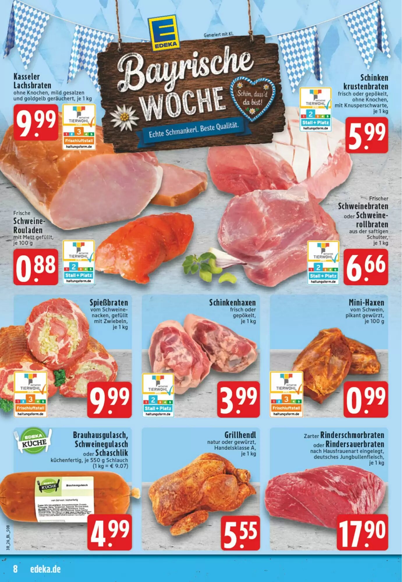 EDEKA Vogl Prospekt (ab 14.09.2026) zum Blättern - Seite 8