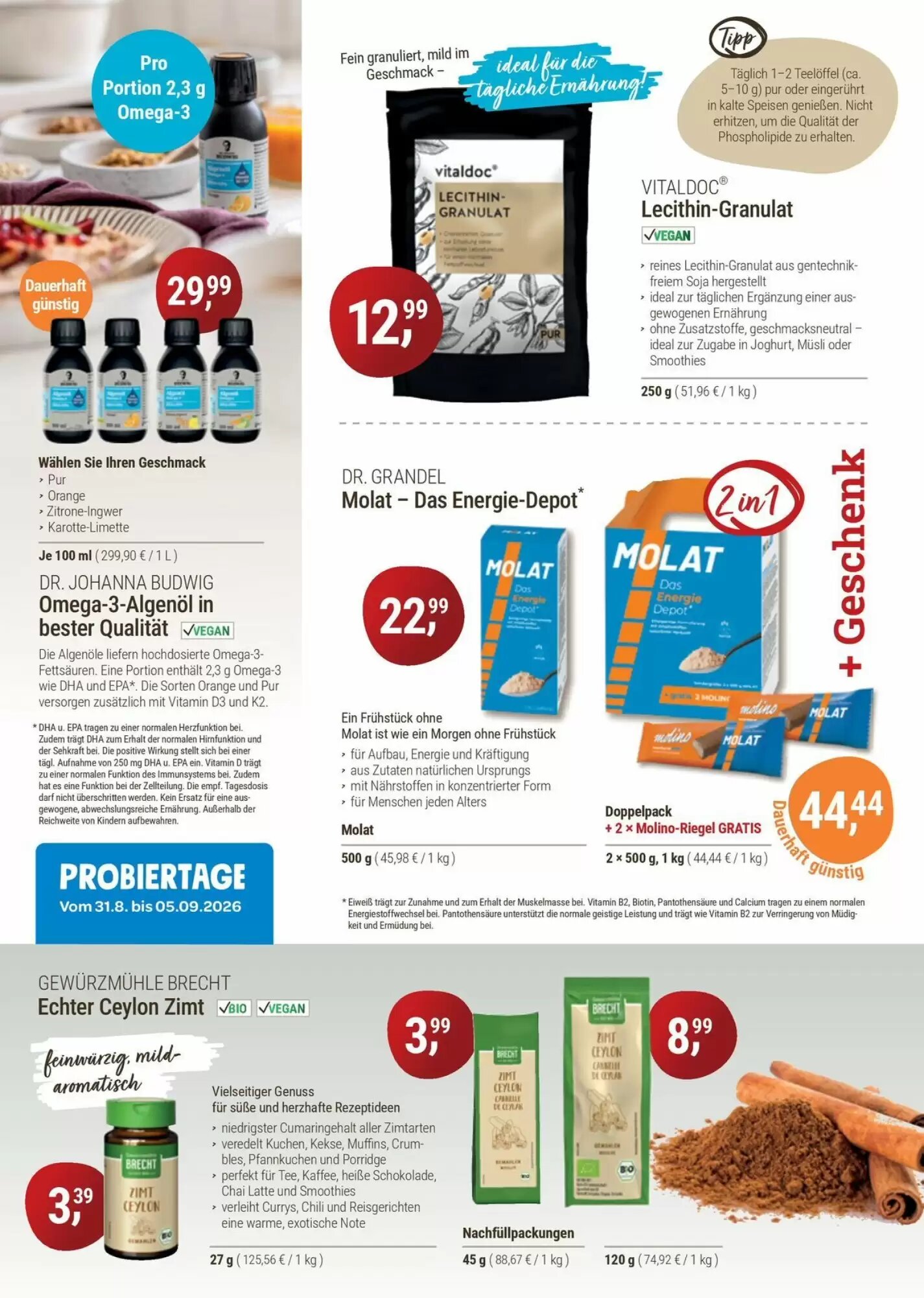Reformhaus Bacher Prospekt (ab 14.09.2026) zum Blättern - Seite 7