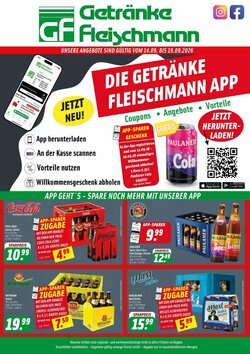 Getränke Fleischmann Prospekt (ab 14.09.2026) zum Blättern
