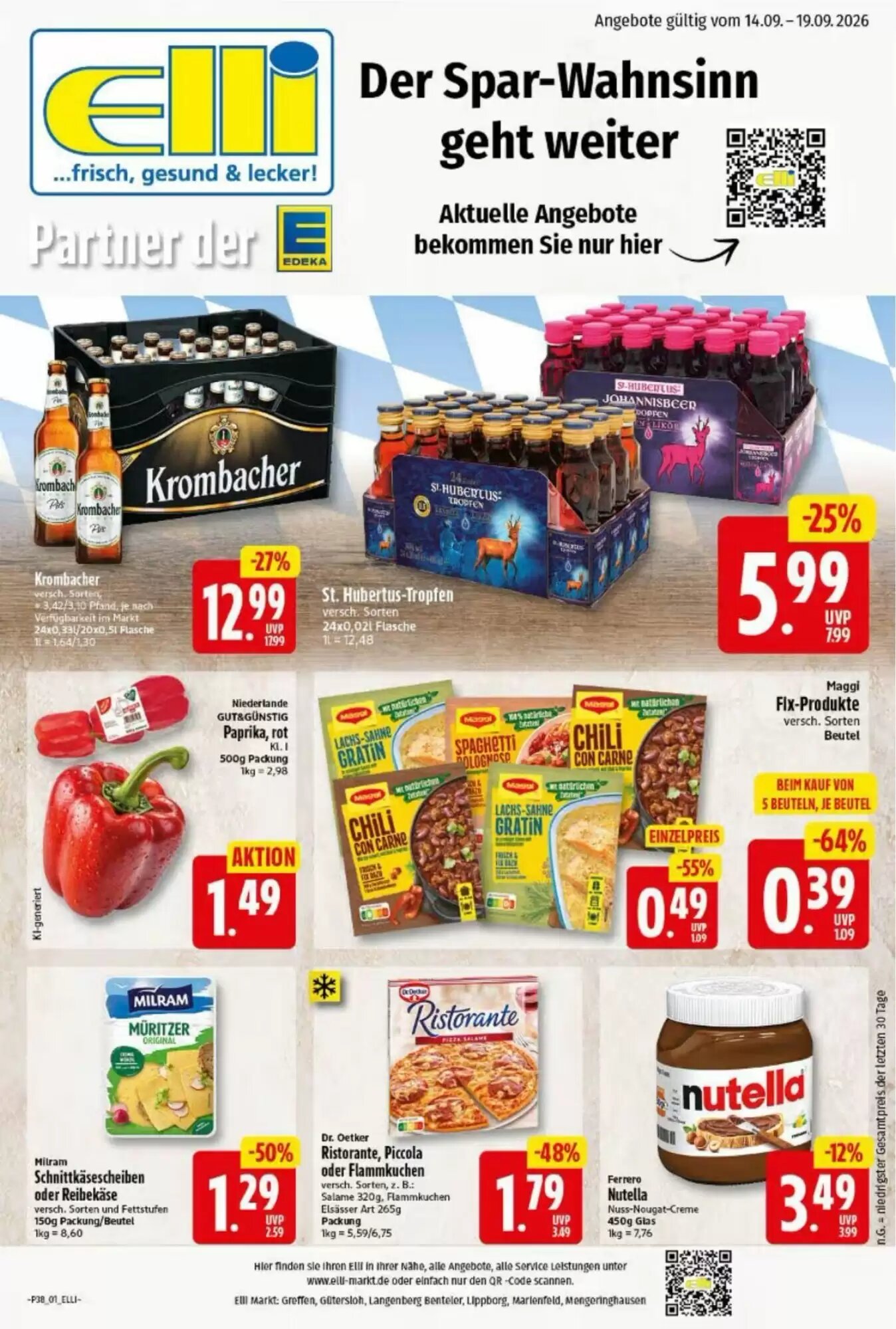 Elli Markt Prospekt (ab 14.09.2026) zum Blättern - Seite 1