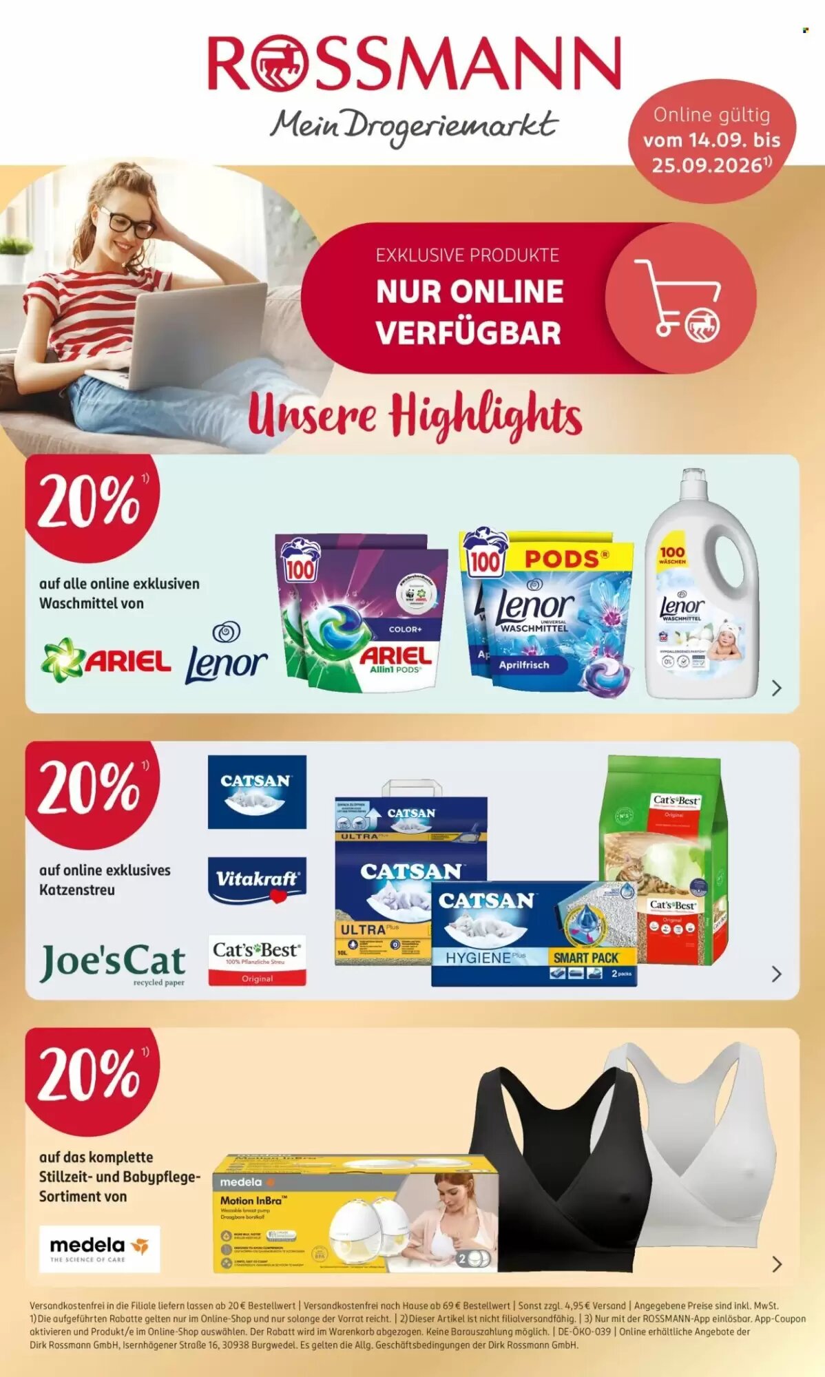 Rossmann Prospekt (ab 14.09.2026) zum Blättern - Seite 1