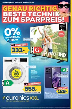 Euronics Prospekt (ab 16.09.2026) zum Blättern