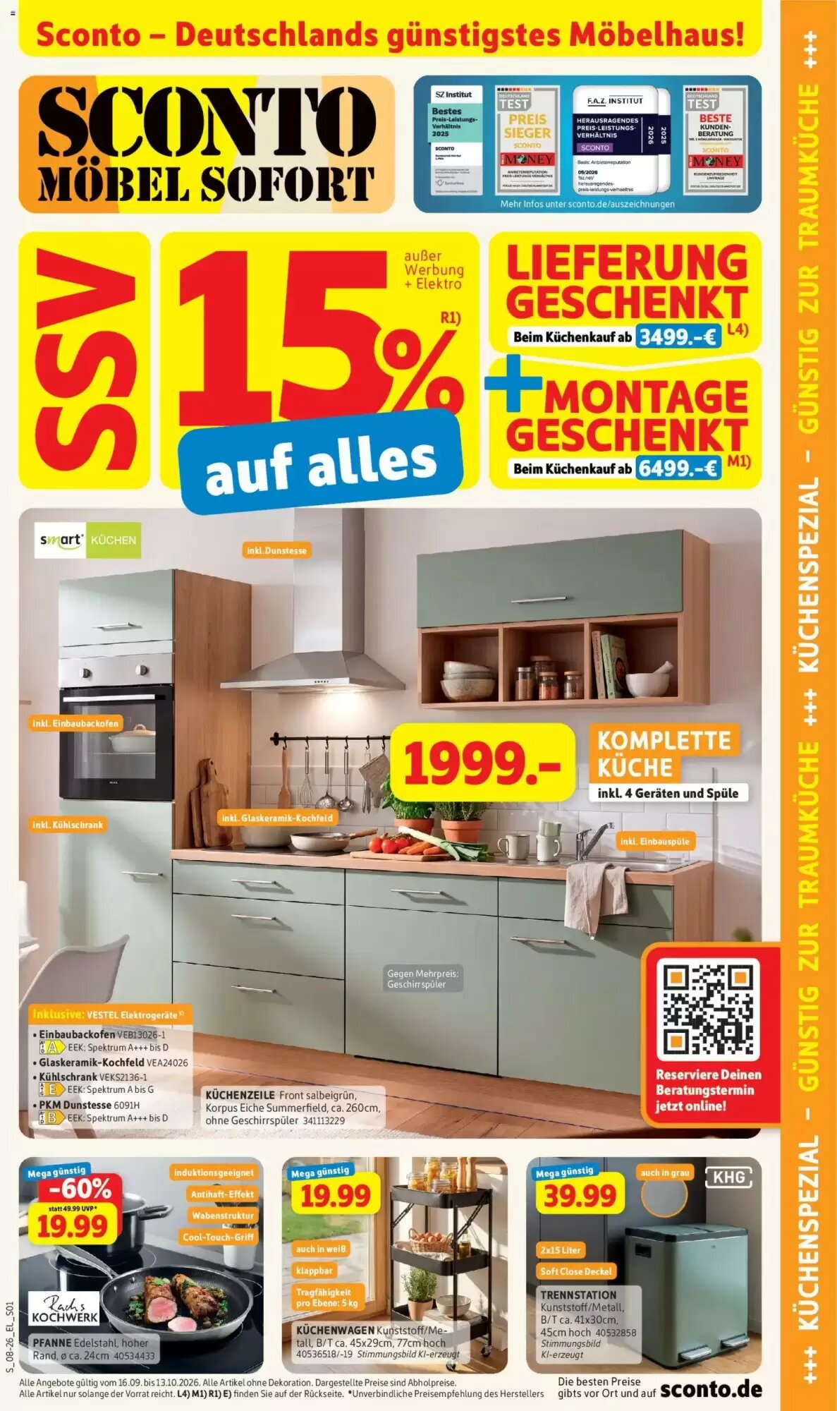 SCONTO Prospekt (ab 16.09.2026) zum Blättern - Seite 1