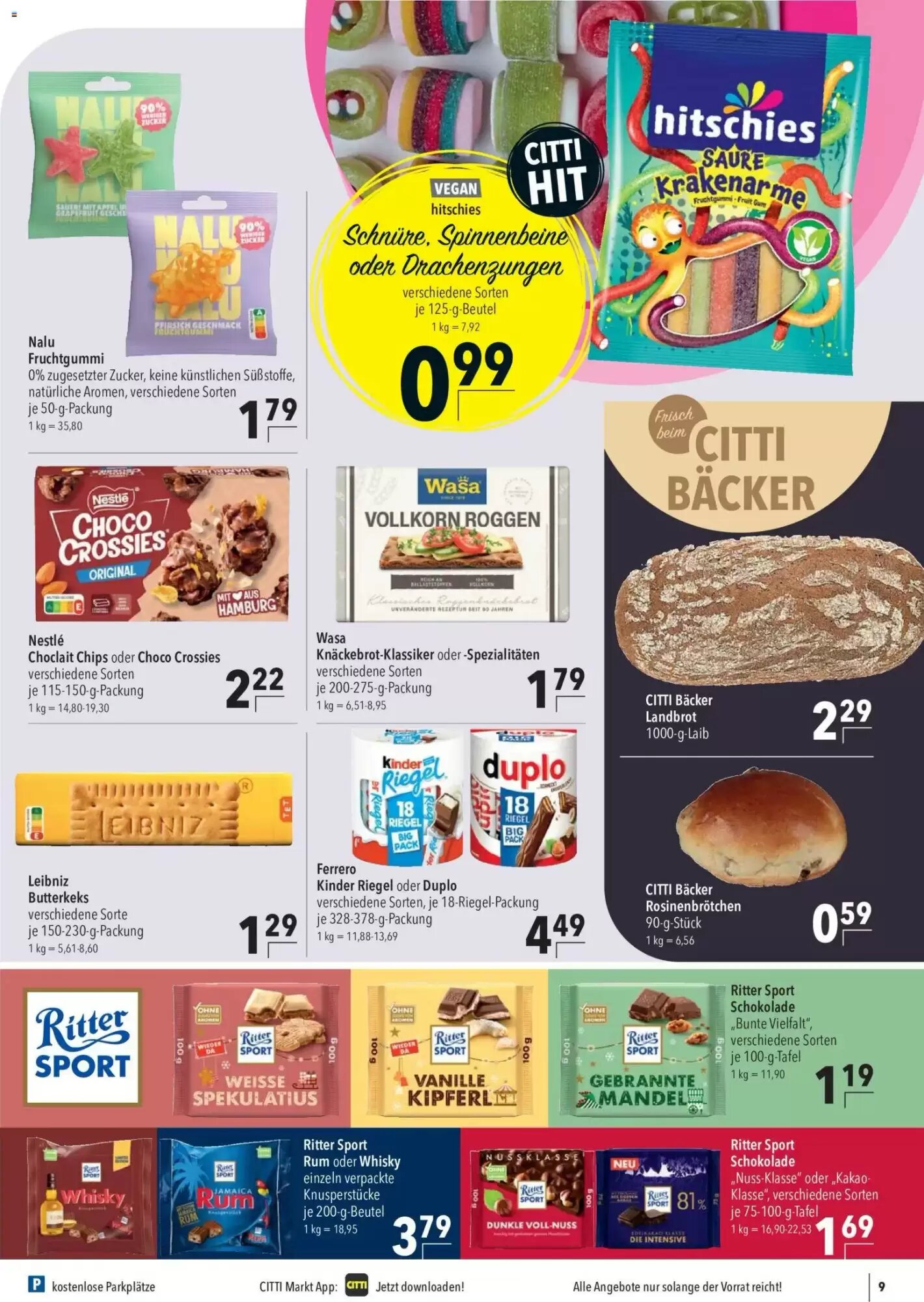 CITTI Markt Prospekt (ab 16.09.2026) zum Blättern - Seite 9