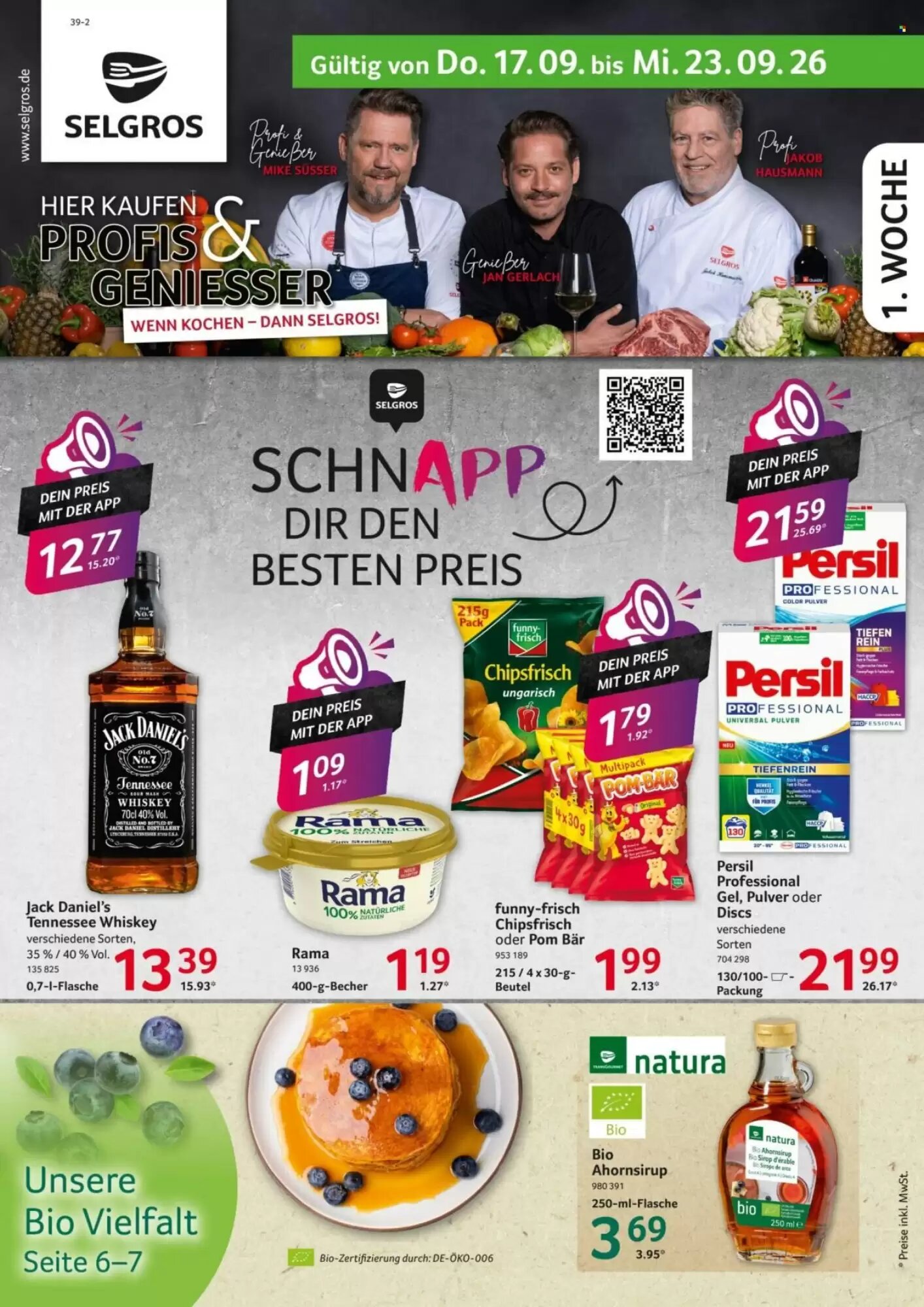 Selgros Prospekt (ab 17.09.2026) zum Blättern - Seite 1