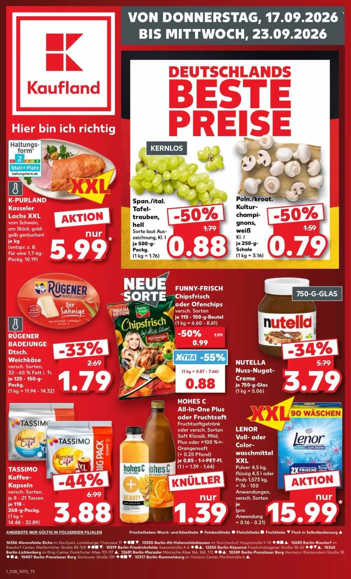Kaufland Prospekt (ab 17.09.2026) zum Blättern - Seite 1