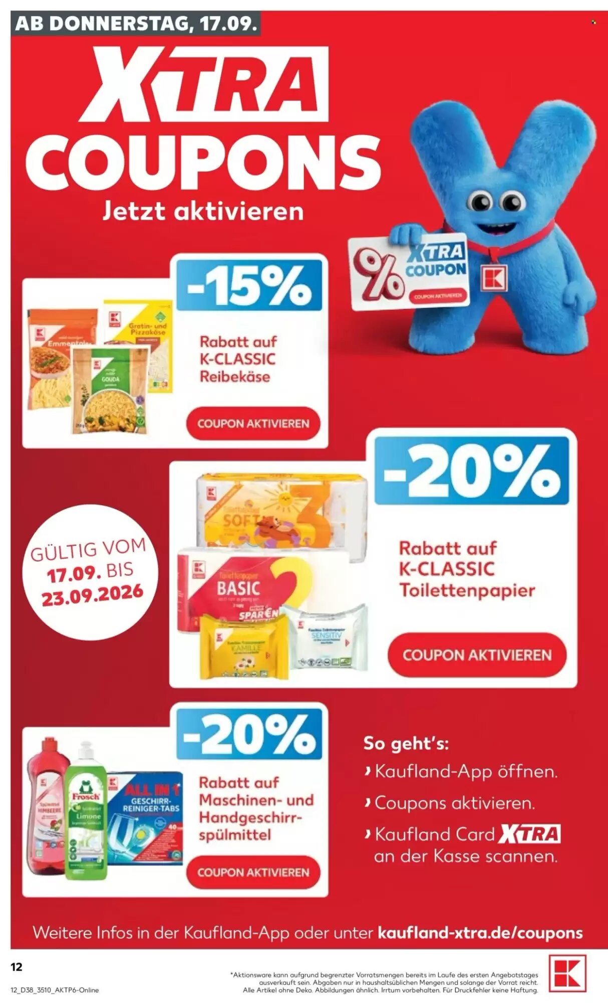 Kaufland Prospekt (ab 17.09.2026) zum Blättern - Seite 12