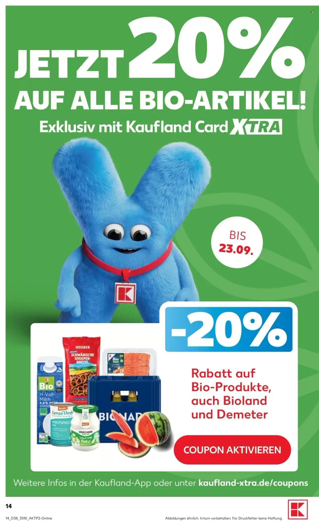 Kaufland Prospekt (ab 17.09.2026) zum Blättern - Seite 14
