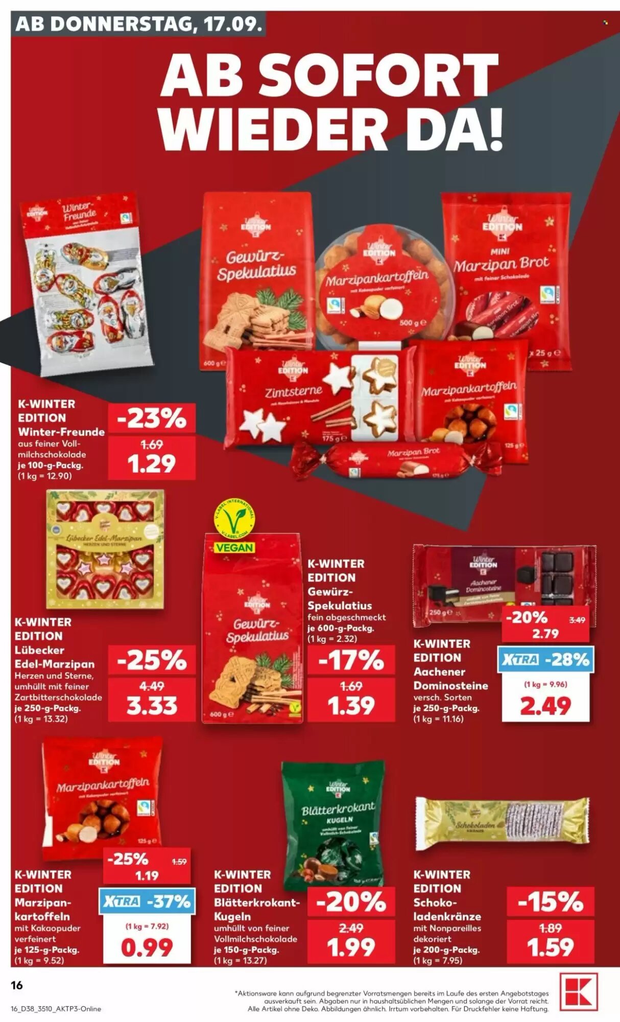 Kaufland Prospekt (ab 17.09.2026) zum Blättern - Seite 16