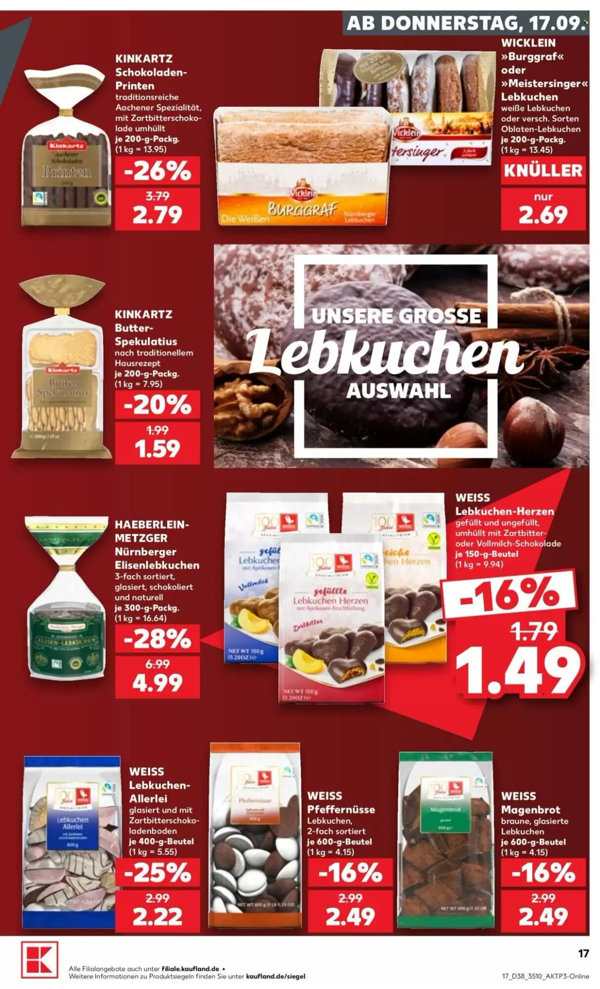 Kaufland Prospekt (ab 17.09.2026) zum Blättern - Seite 17