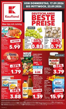 Kaufland Prospekt (ab 17.09.2026) zum Blättern