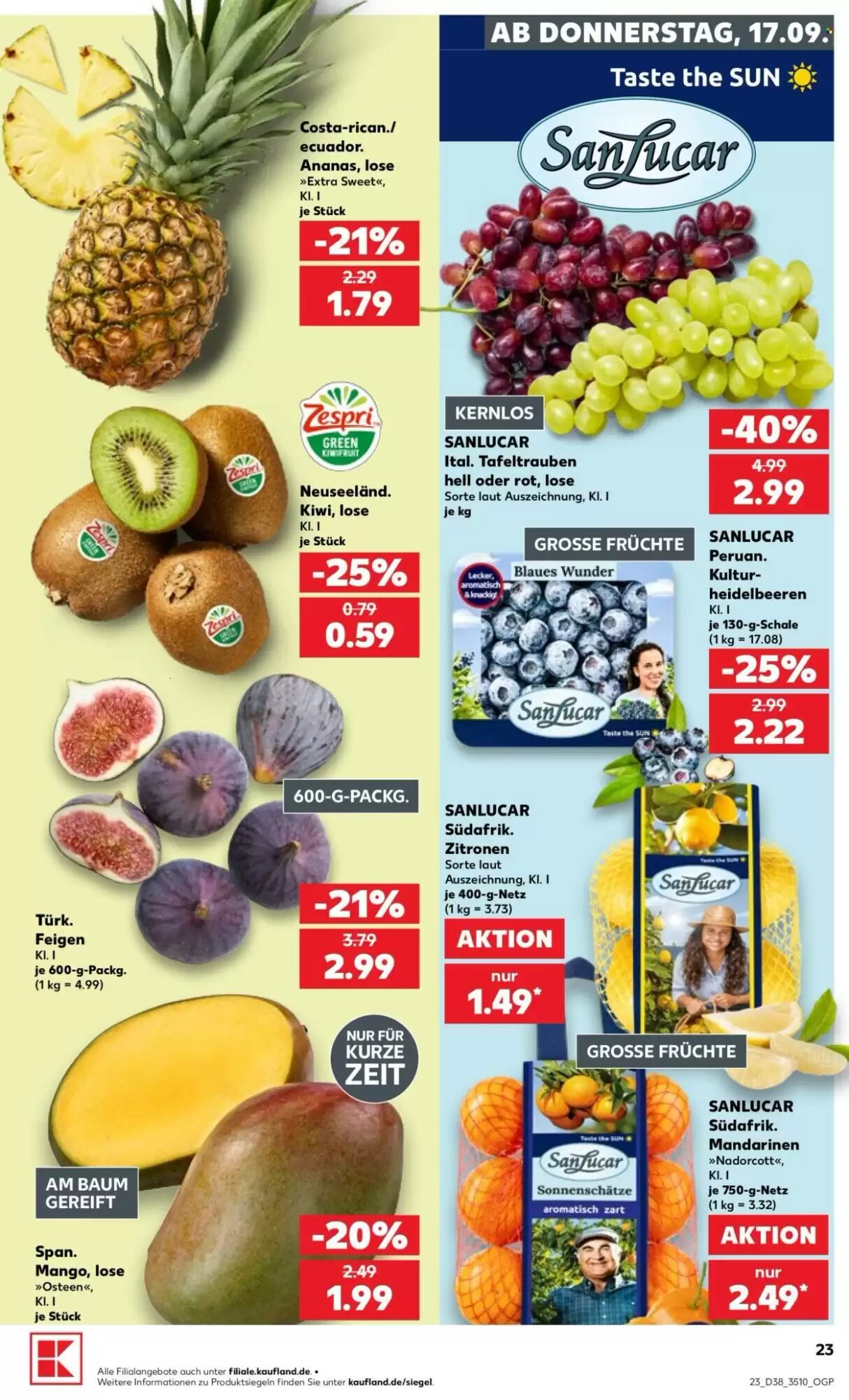 Kaufland Prospekt (ab 17.09.2026) zum Blättern - Seite 23