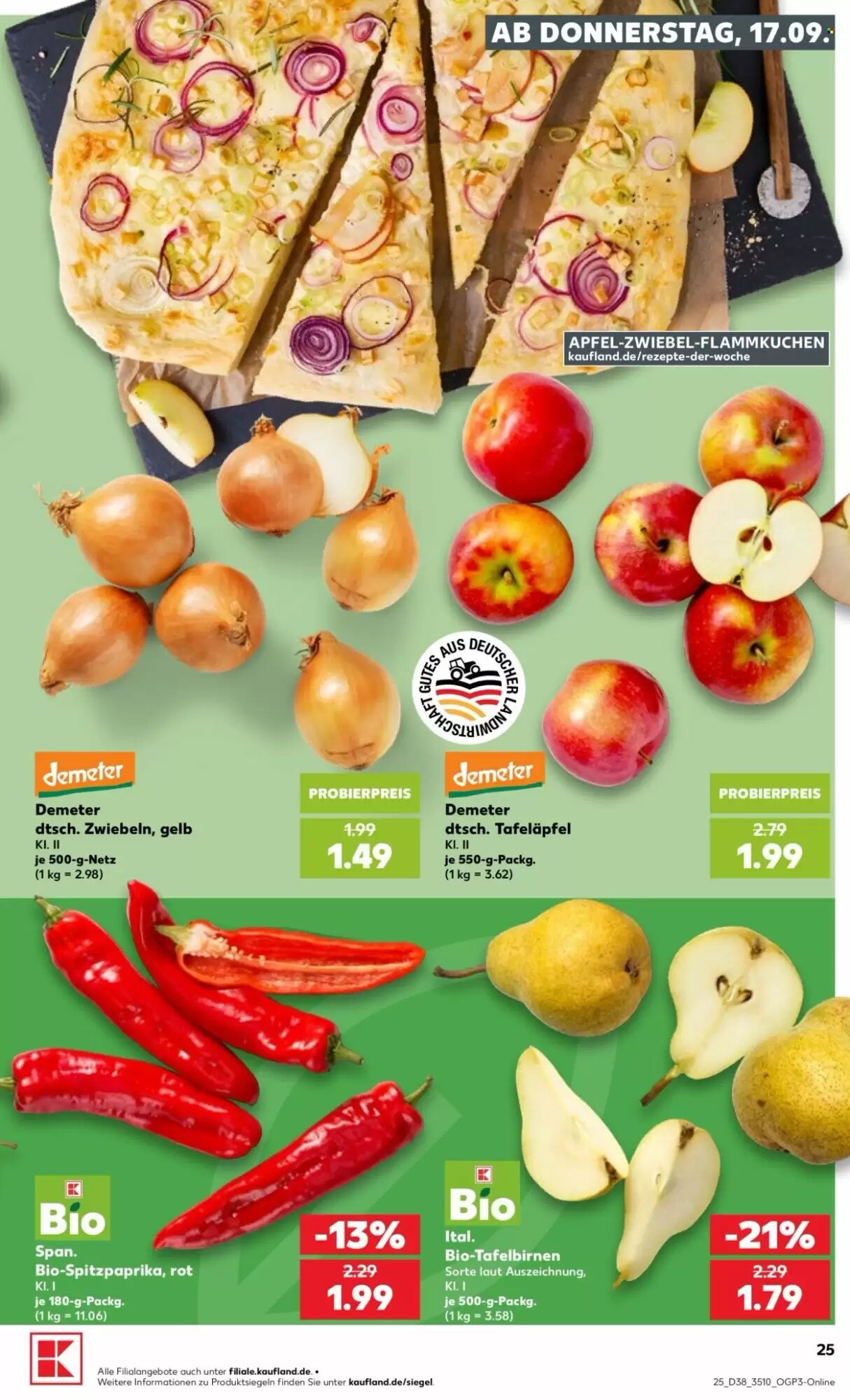 Kaufland Prospekt (ab 17.09.2026) zum Blättern - Seite 25
