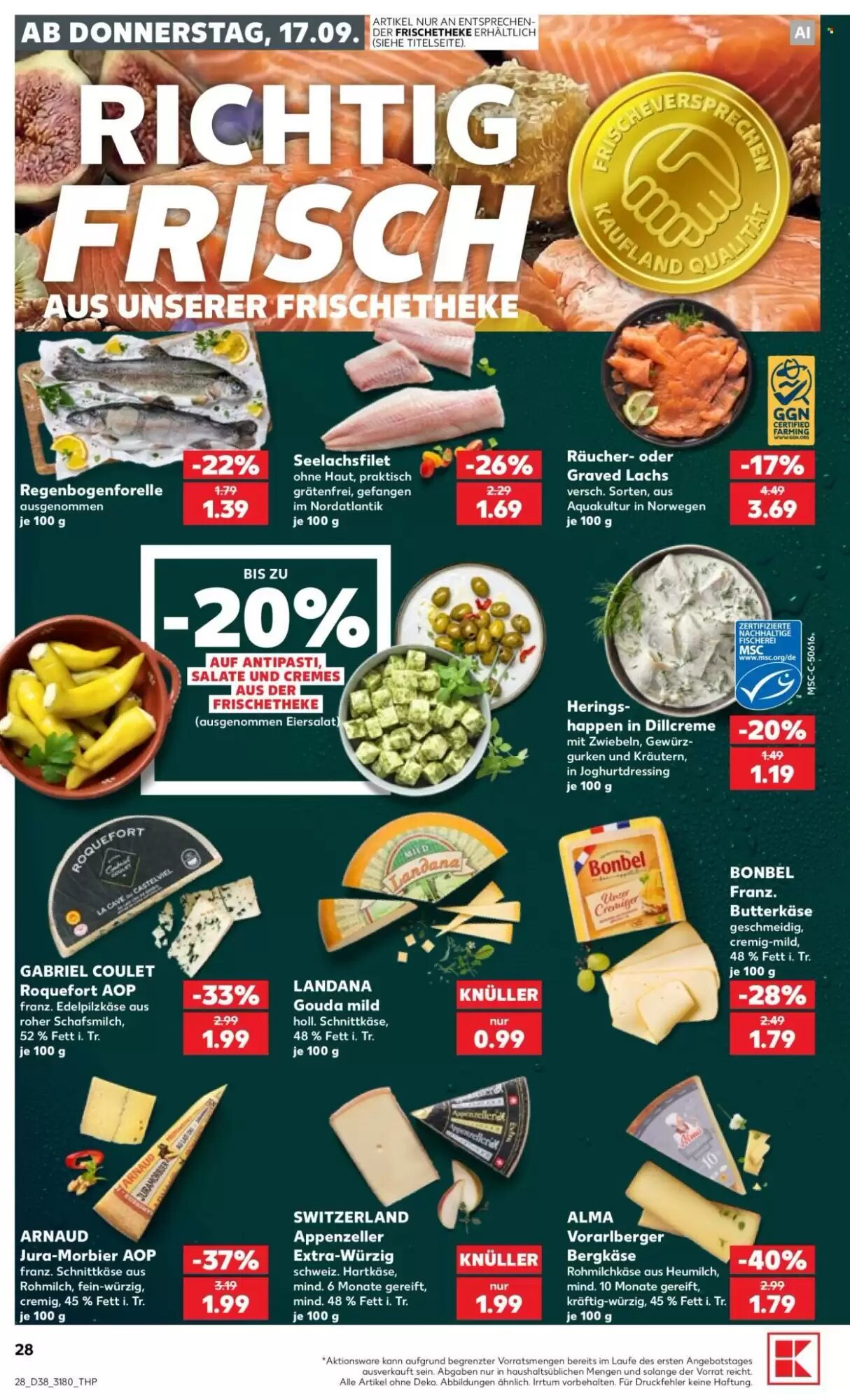 Kaufland Prospekt (ab 17.09.2026) zum Blättern - Seite 28