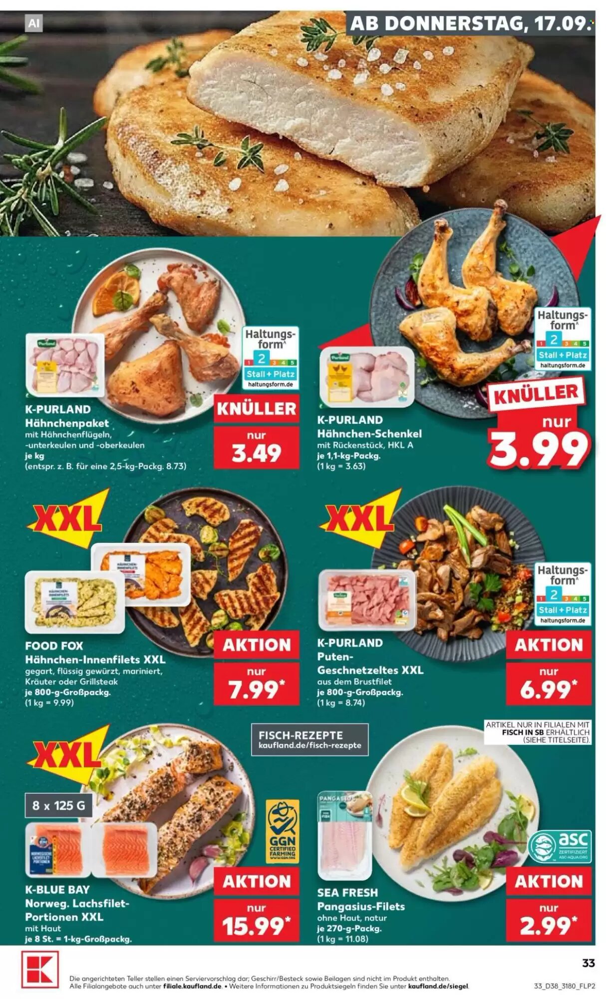 Kaufland Prospekt (ab 17.09.2026) zum Blättern - Seite 33