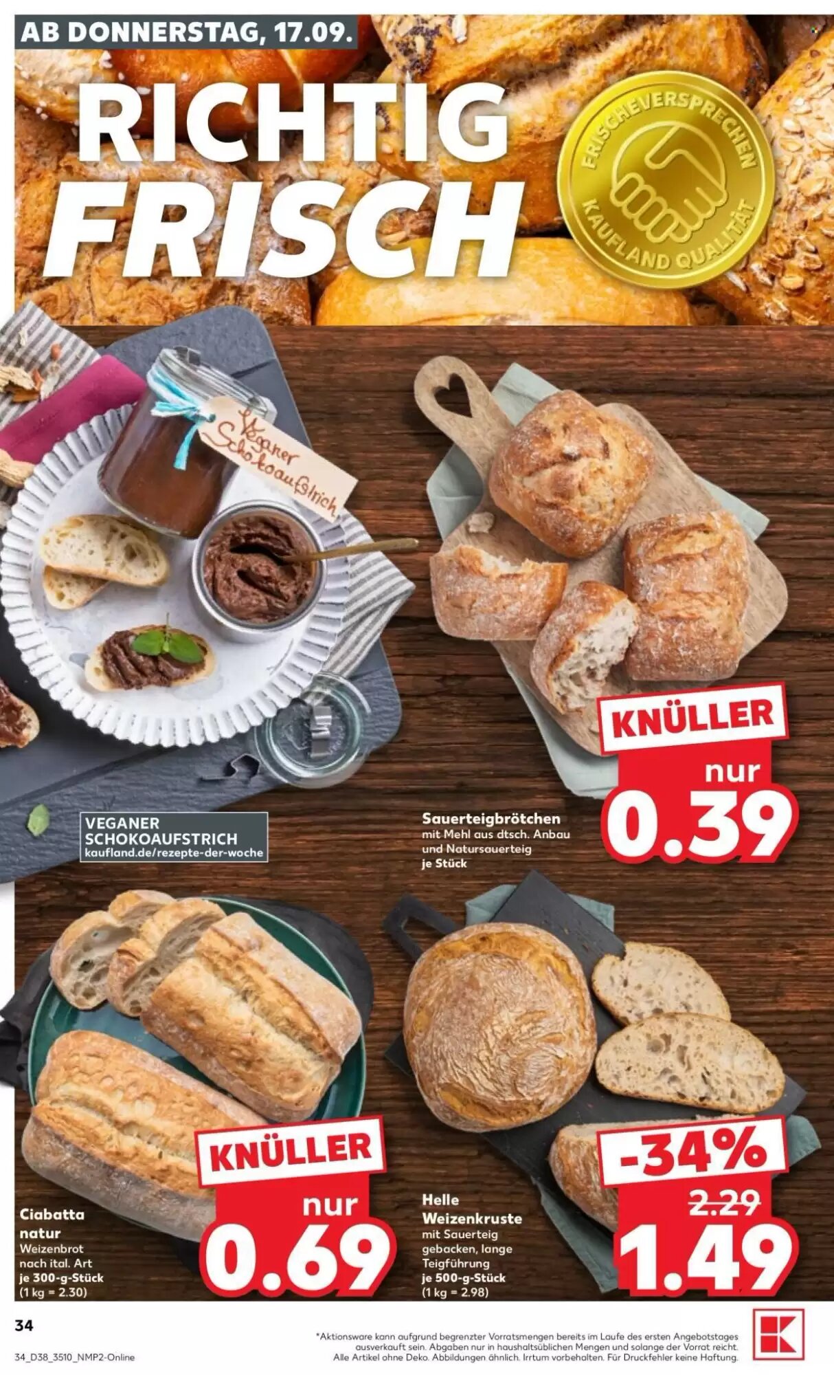 Kaufland Prospekt (ab 17.09.2026) zum Blättern - Seite 34