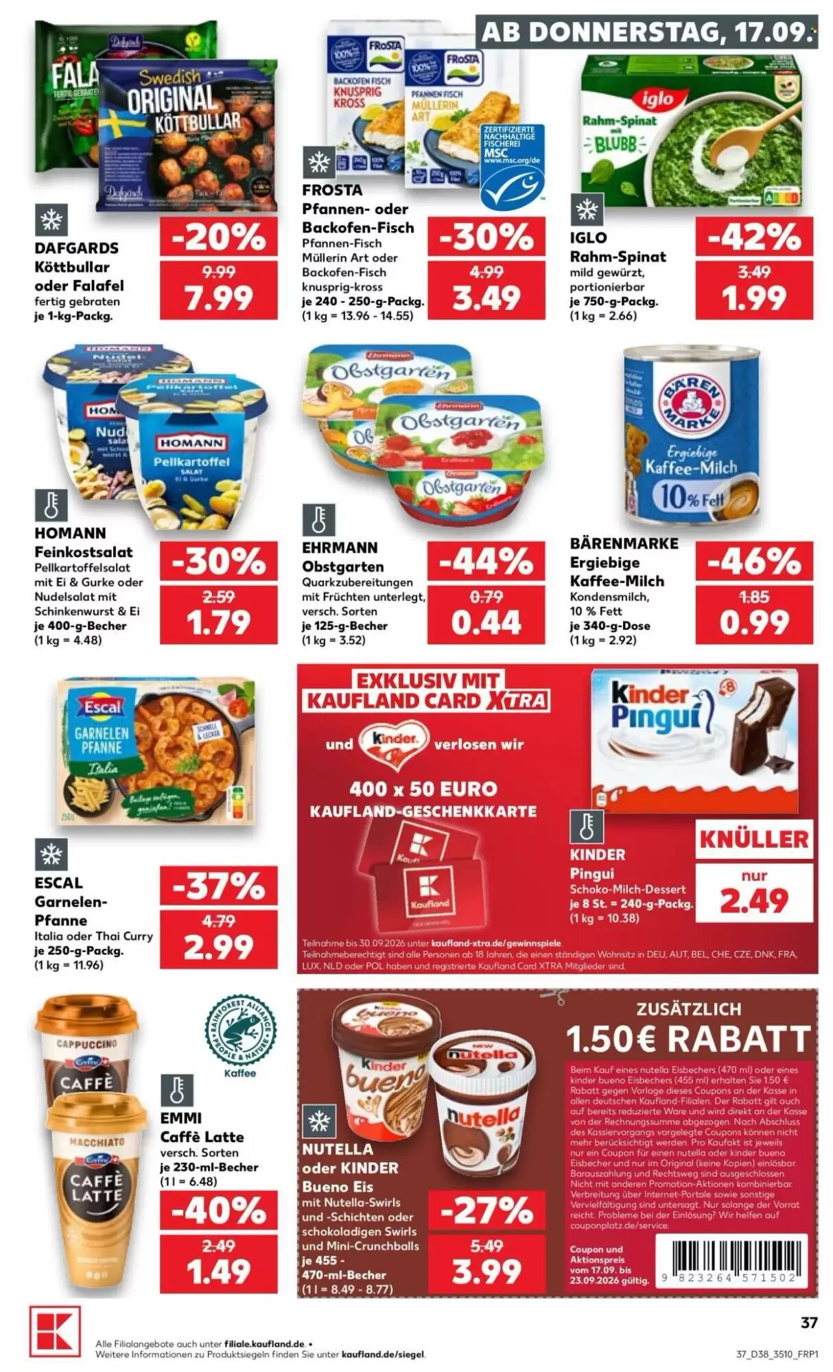 Kaufland Prospekt (ab 17.09.2026) zum Blättern - Seite 37