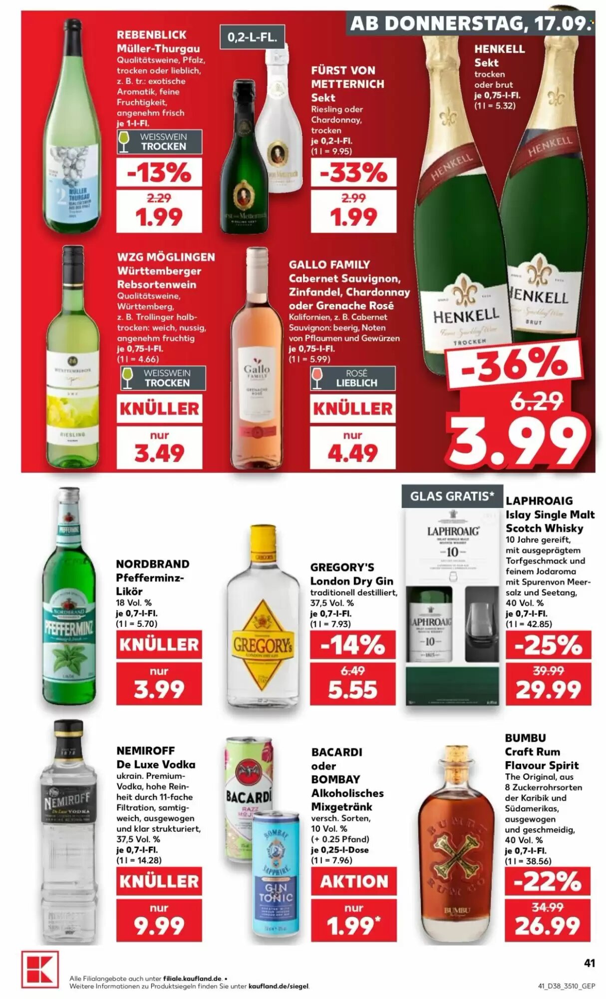 Kaufland Prospekt (ab 17.09.2026) zum Blättern - Seite 41