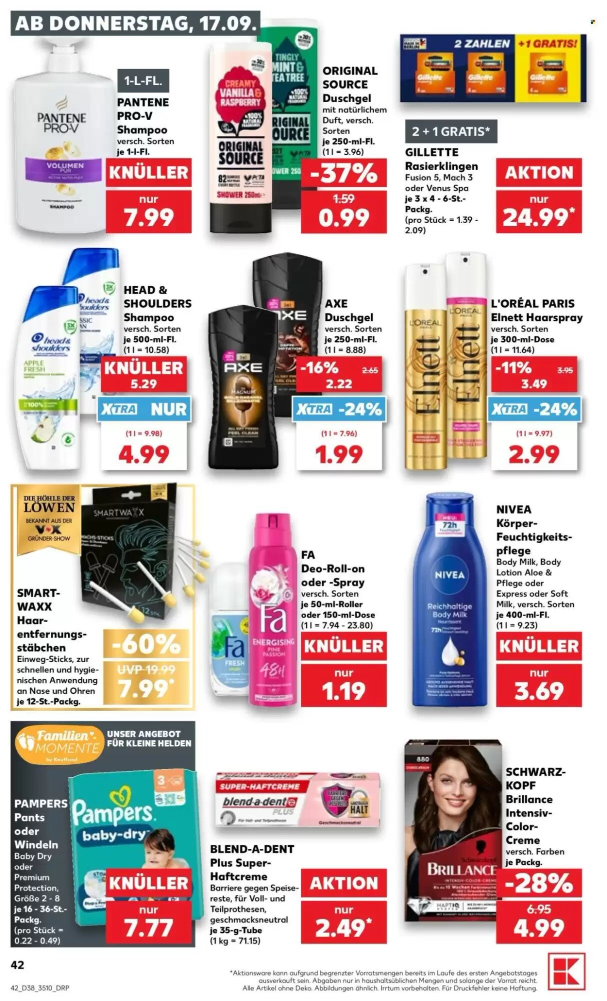 Kaufland Prospekt (ab 17.09.2026) zum Blättern - Seite 42