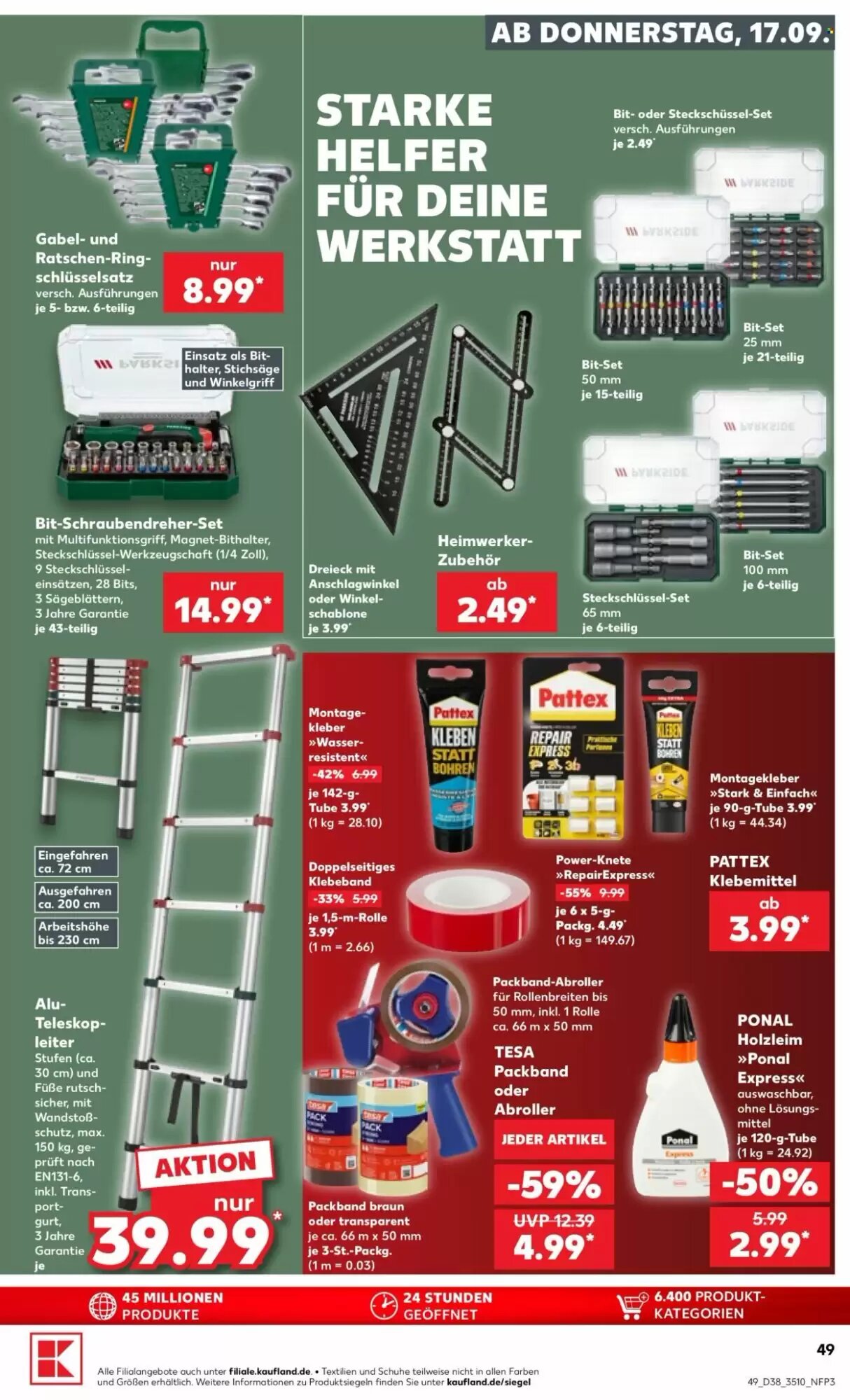 Kaufland Prospekt (ab 17.09.2026) zum Blättern - Seite 49