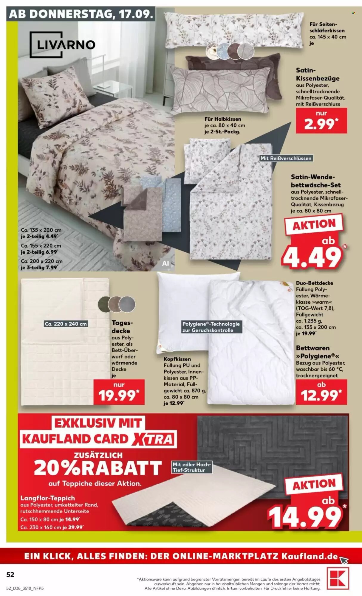 Kaufland Prospekt (ab 17.09.2026) zum Blättern - Seite 52