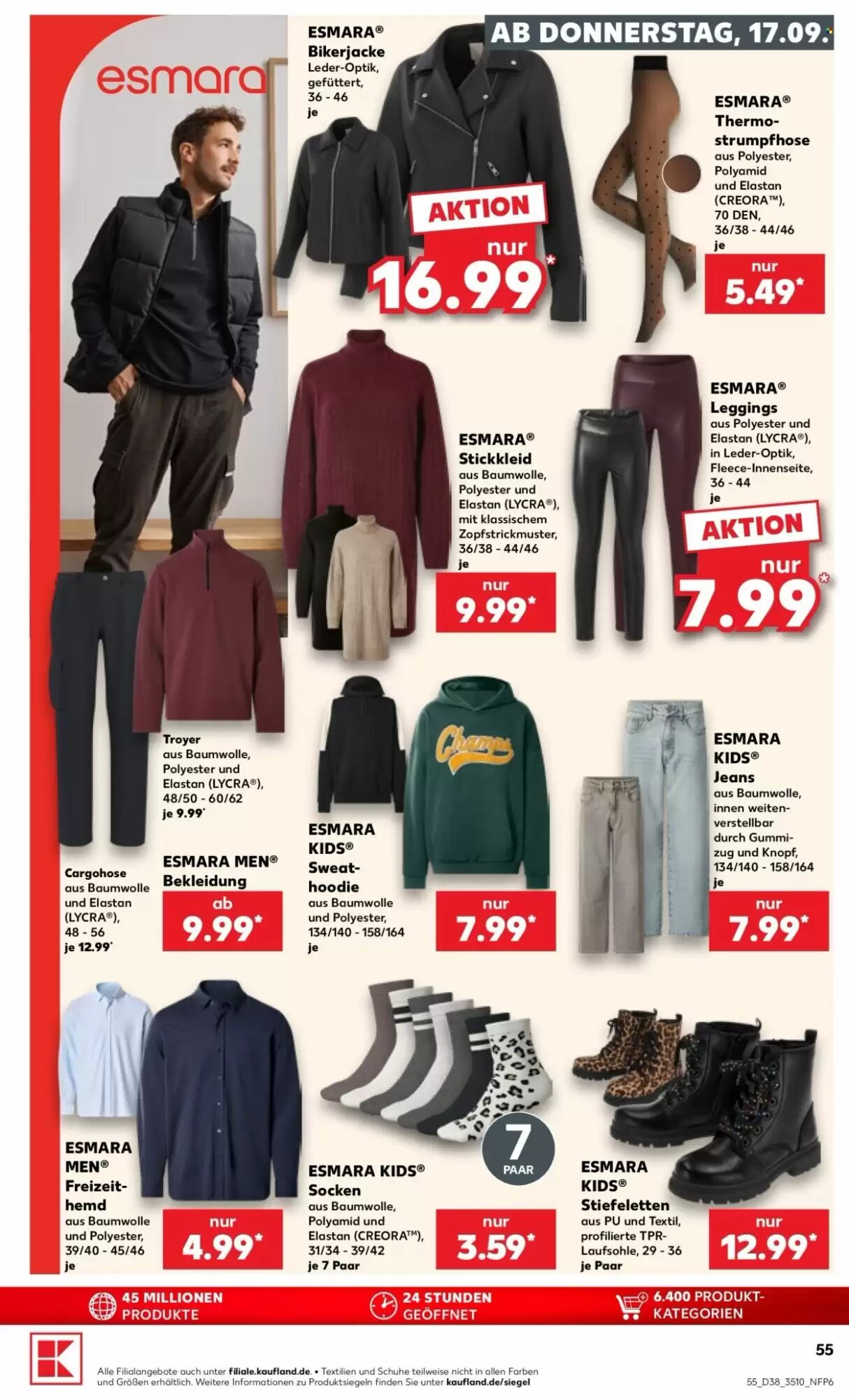 Kaufland Prospekt (ab 17.09.2026) zum Blättern - Seite 55
