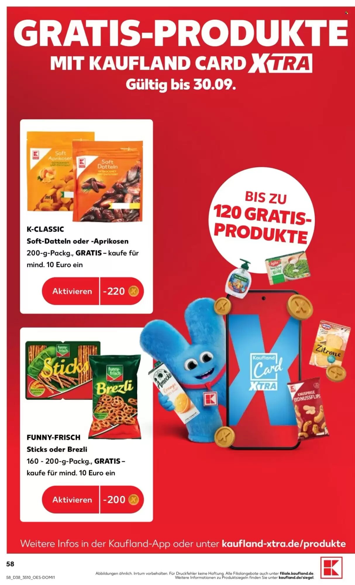 Kaufland Prospekt (ab 17.09.2026) zum Blättern - Seite 58