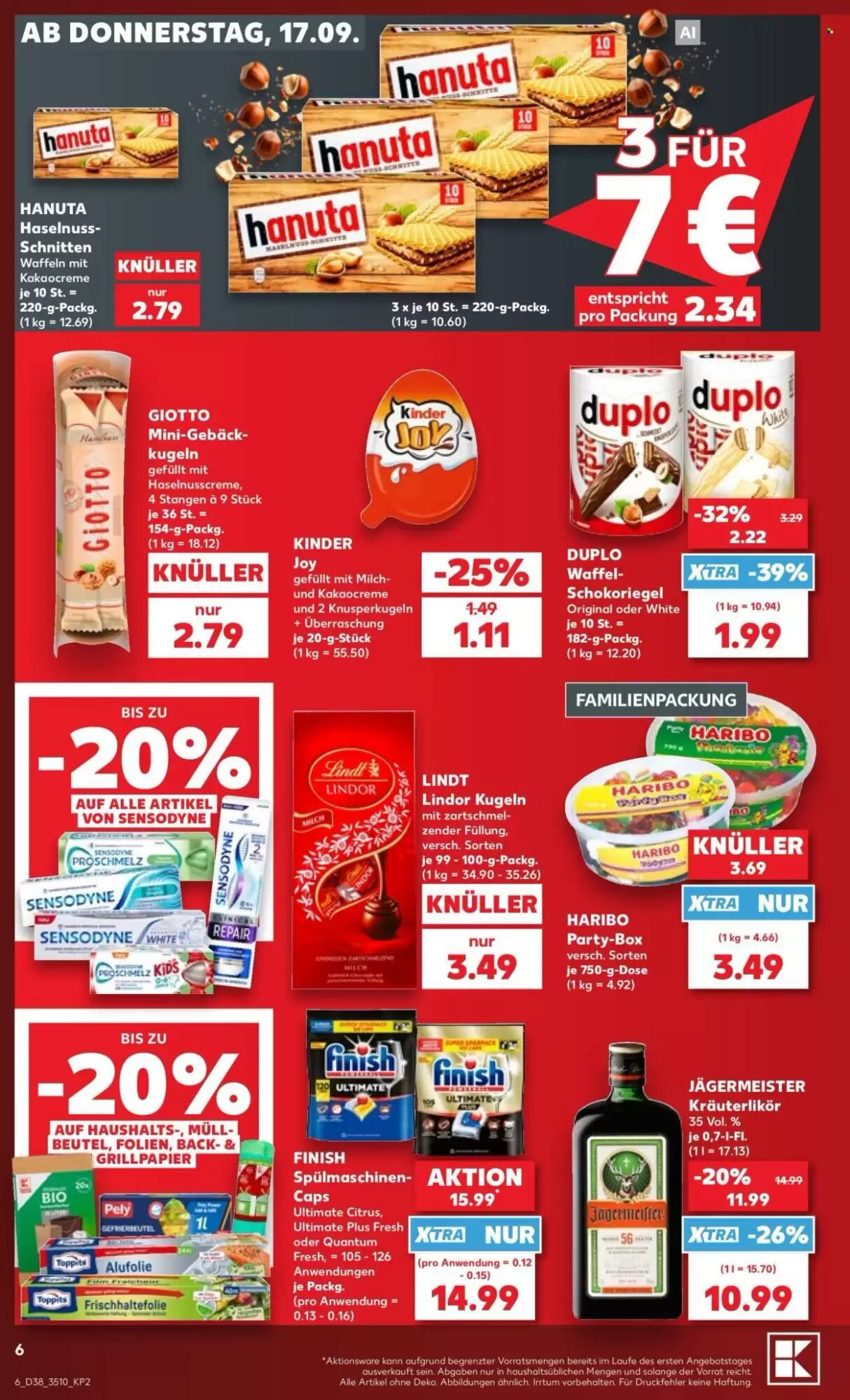 Kaufland Prospekt (ab 17.09.2026) zum Blättern - Seite 6
