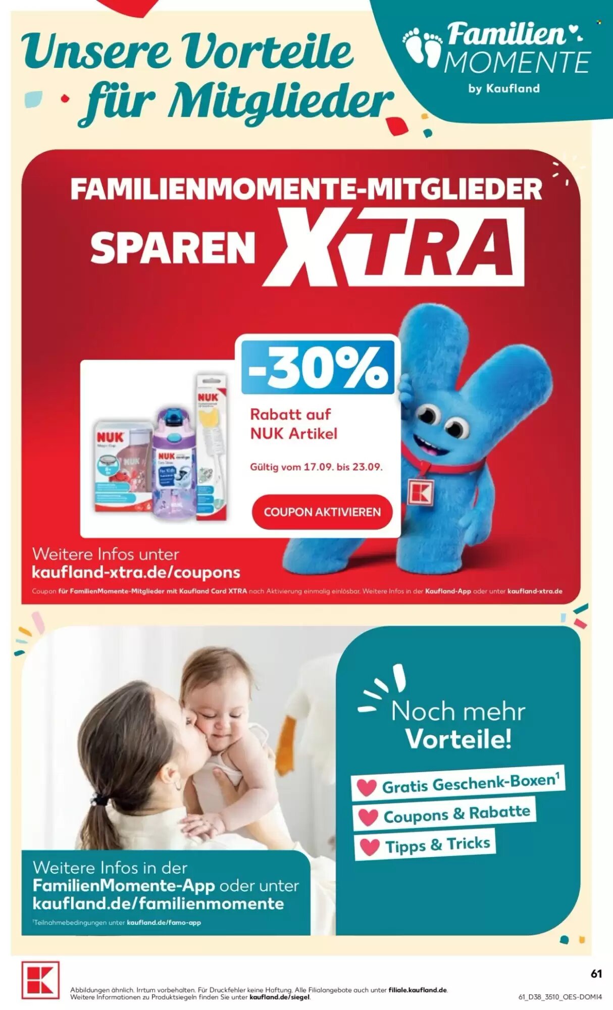 Kaufland Prospekt (ab 17.09.2026) zum Blättern - Seite 61
