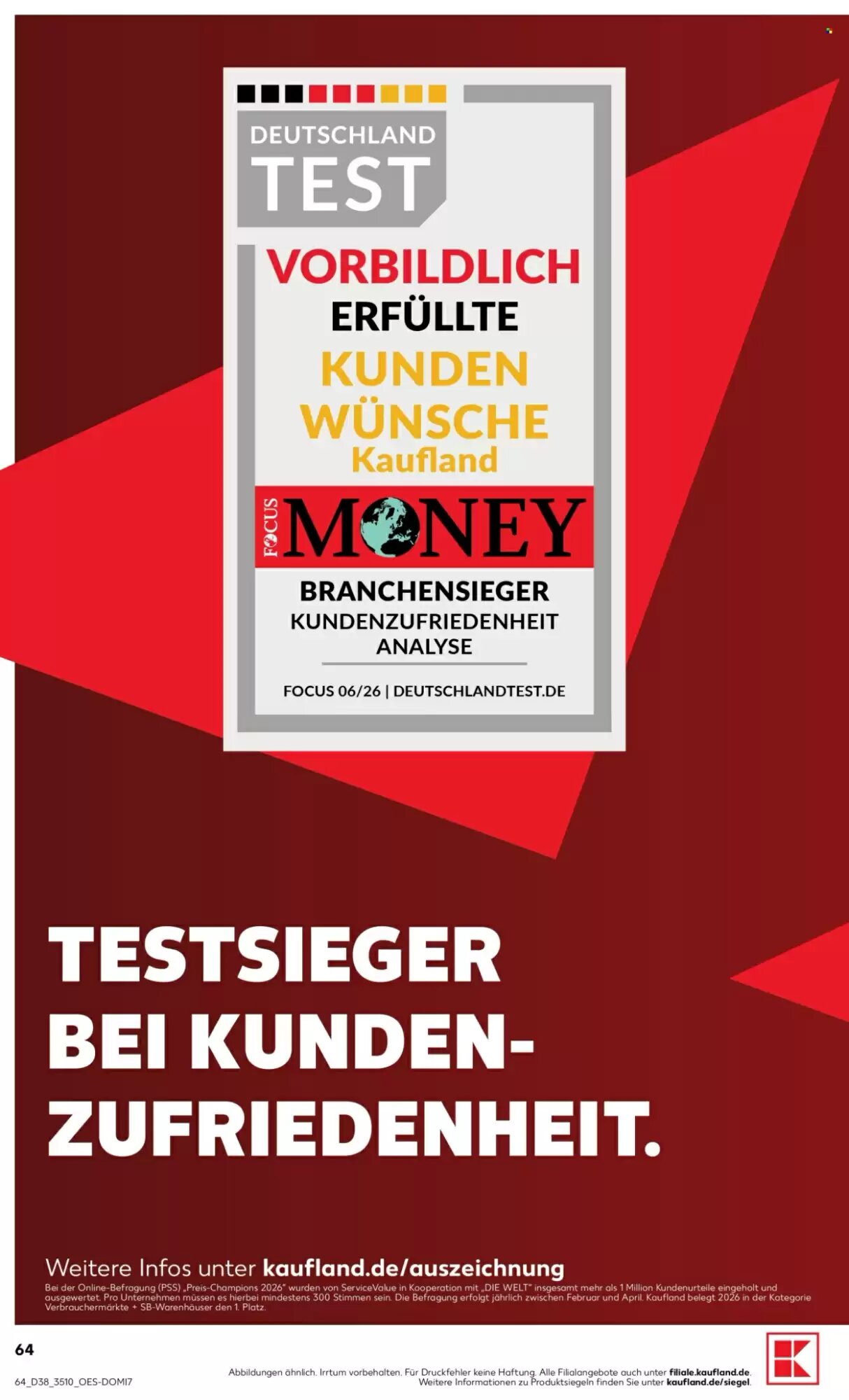 Kaufland Prospekt (ab 17.09.2026) zum Blättern - Seite 64