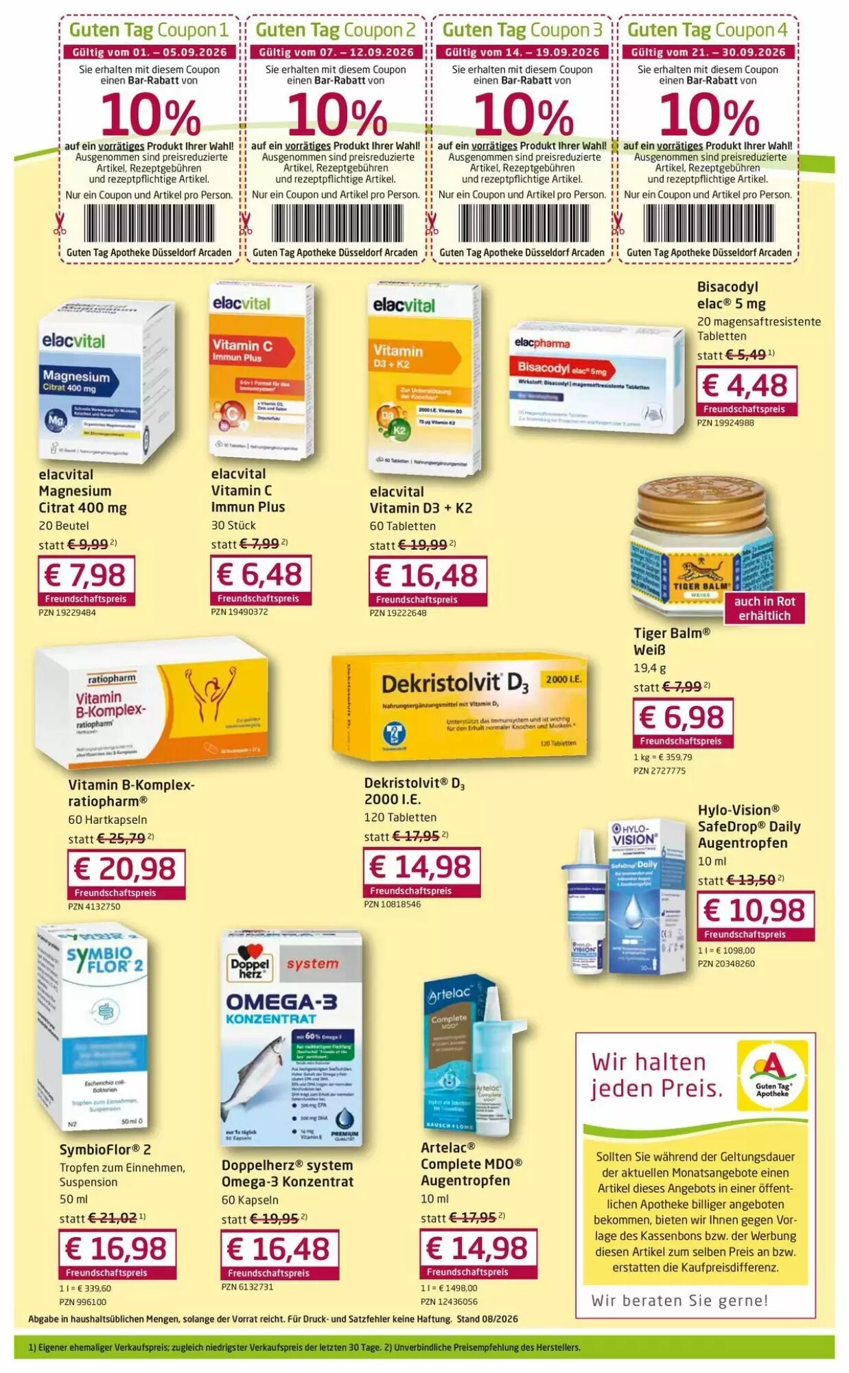 Guten Tag Apotheke Prospekt (ab 17.09.2026) zum Blättern - Seite 4