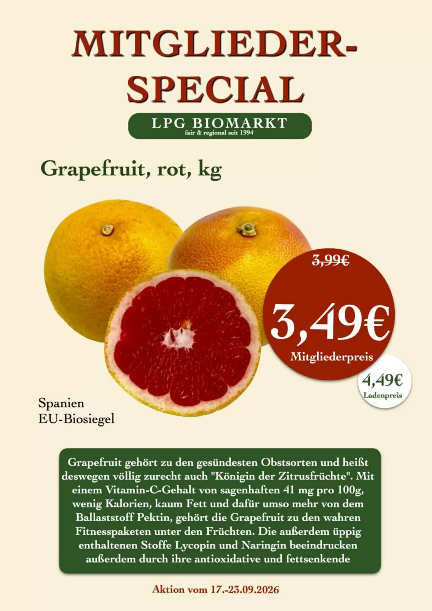 LPG Biomarkt Prospekt (ab 17.09.2026) zum Blättern - Seite 6