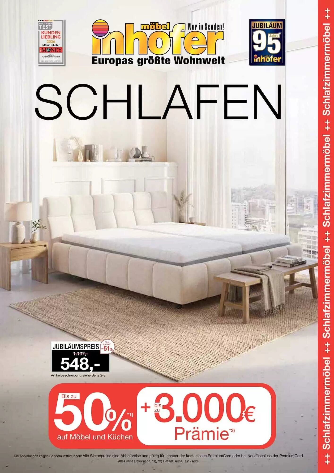 Möbel Inhofer Prospekt (ab 17.09.2026) zum Blättern - Seite 1