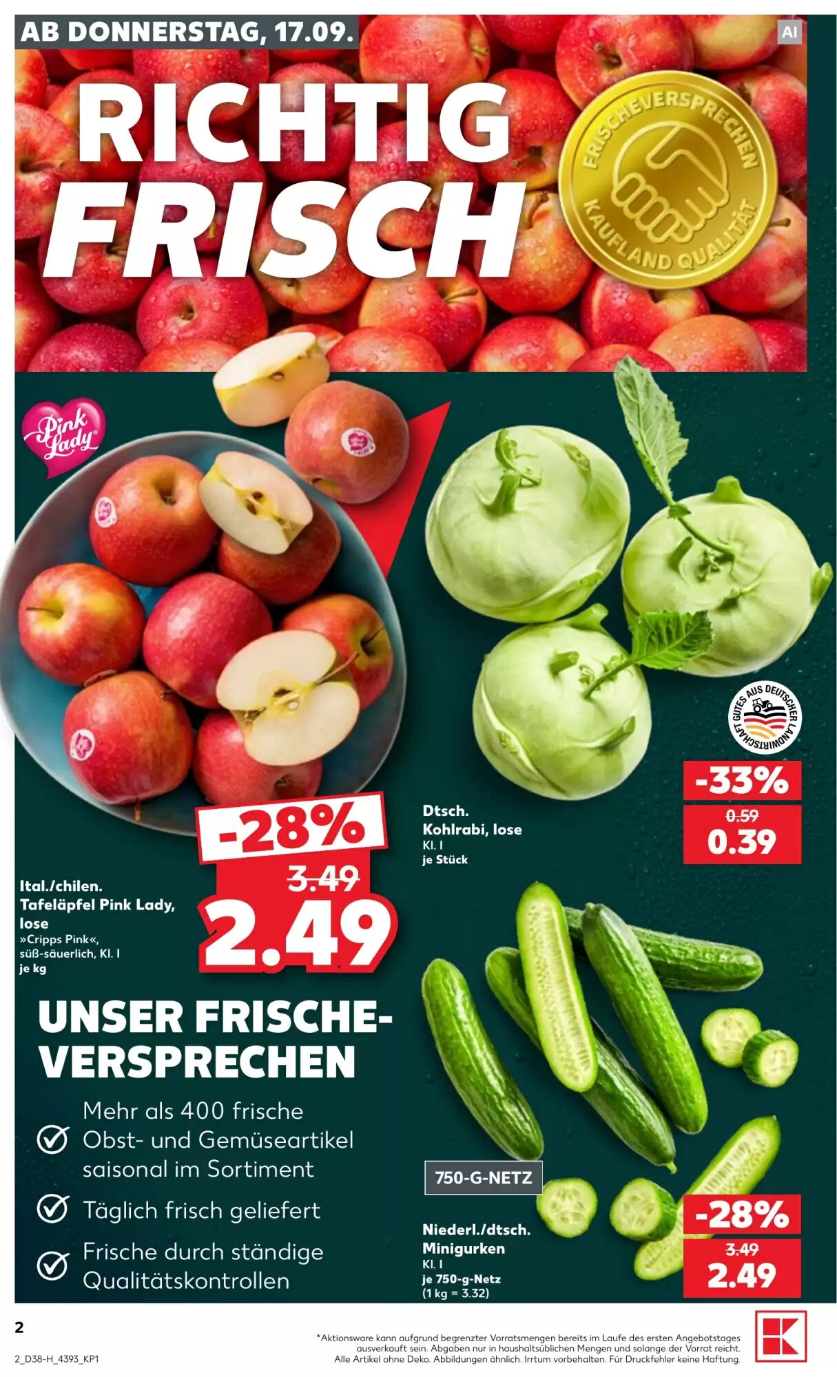 Kaufland Prospekt (ab 17.09.2026) zum Blättern - Seite 2