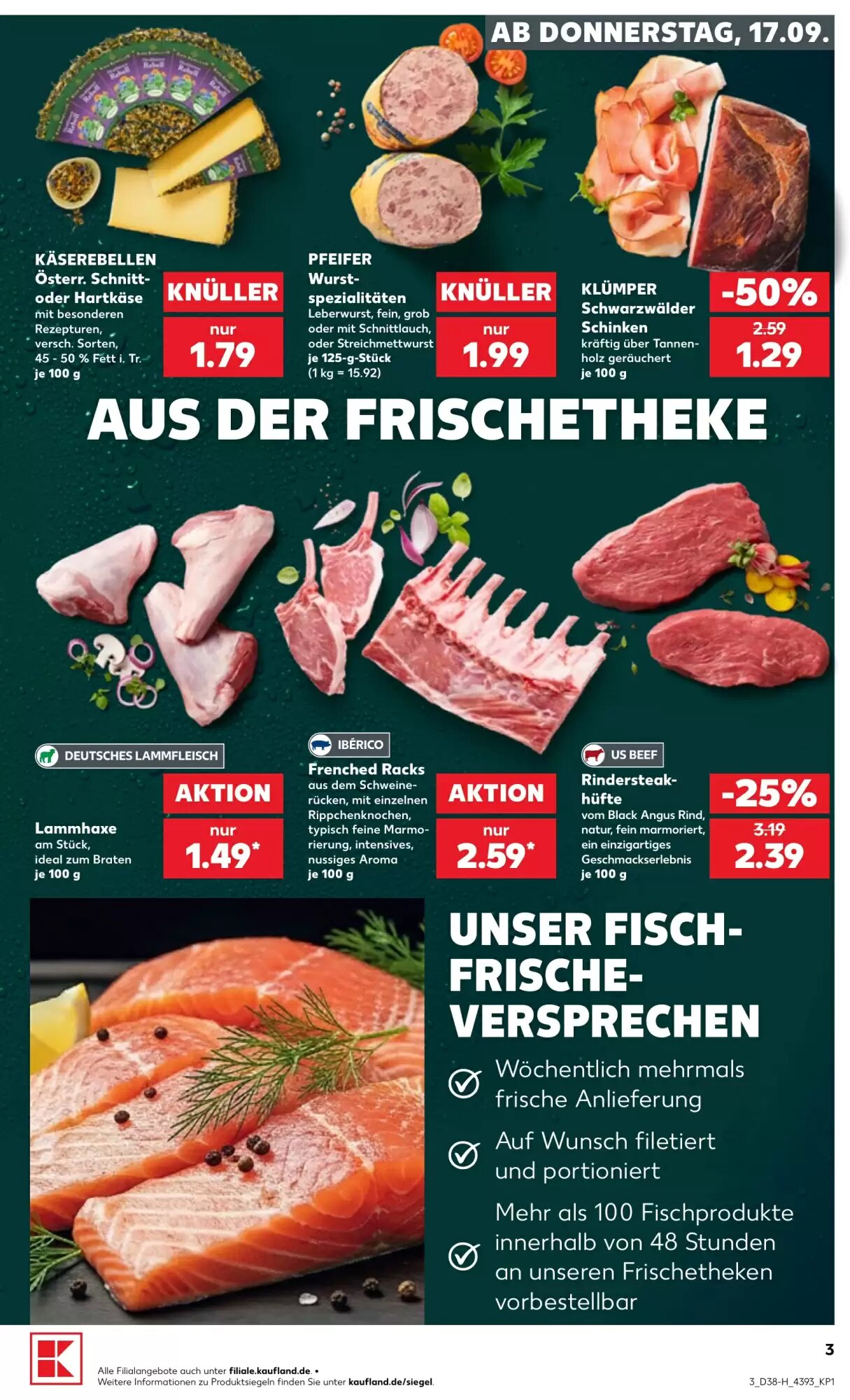 Kaufland Prospekt (ab 17.09.2026) zum Blättern - Seite 3