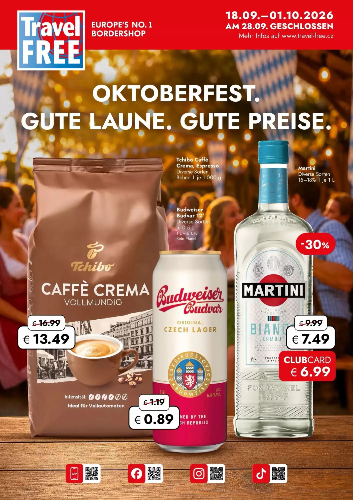 Travel Free Prospekt (ab 17.09.2026) zum Blättern - Seite 1