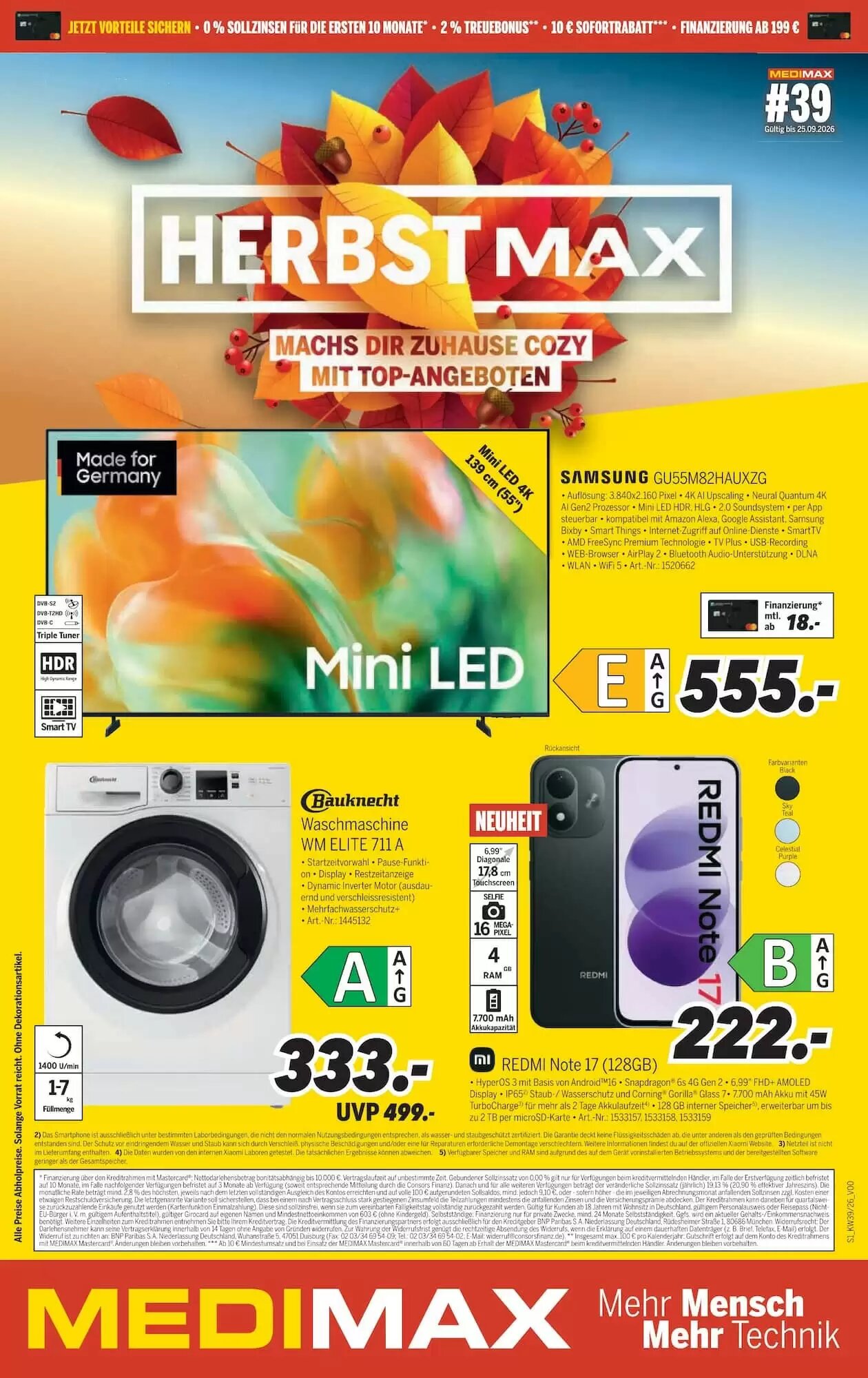 MEDIMAX Prospekt (ab 18.09.2026) zum Blättern - Seite 1