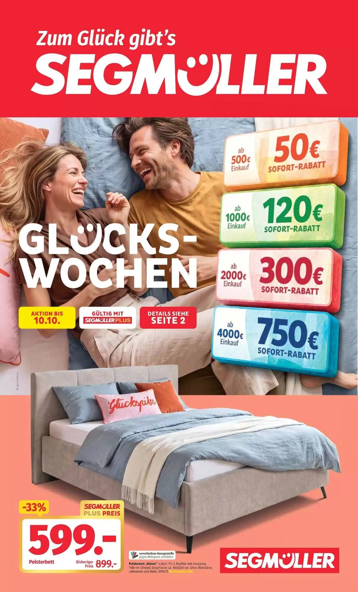 Segmüller Prospekt (ab 18.09.2026) zum Blättern - Seite 1