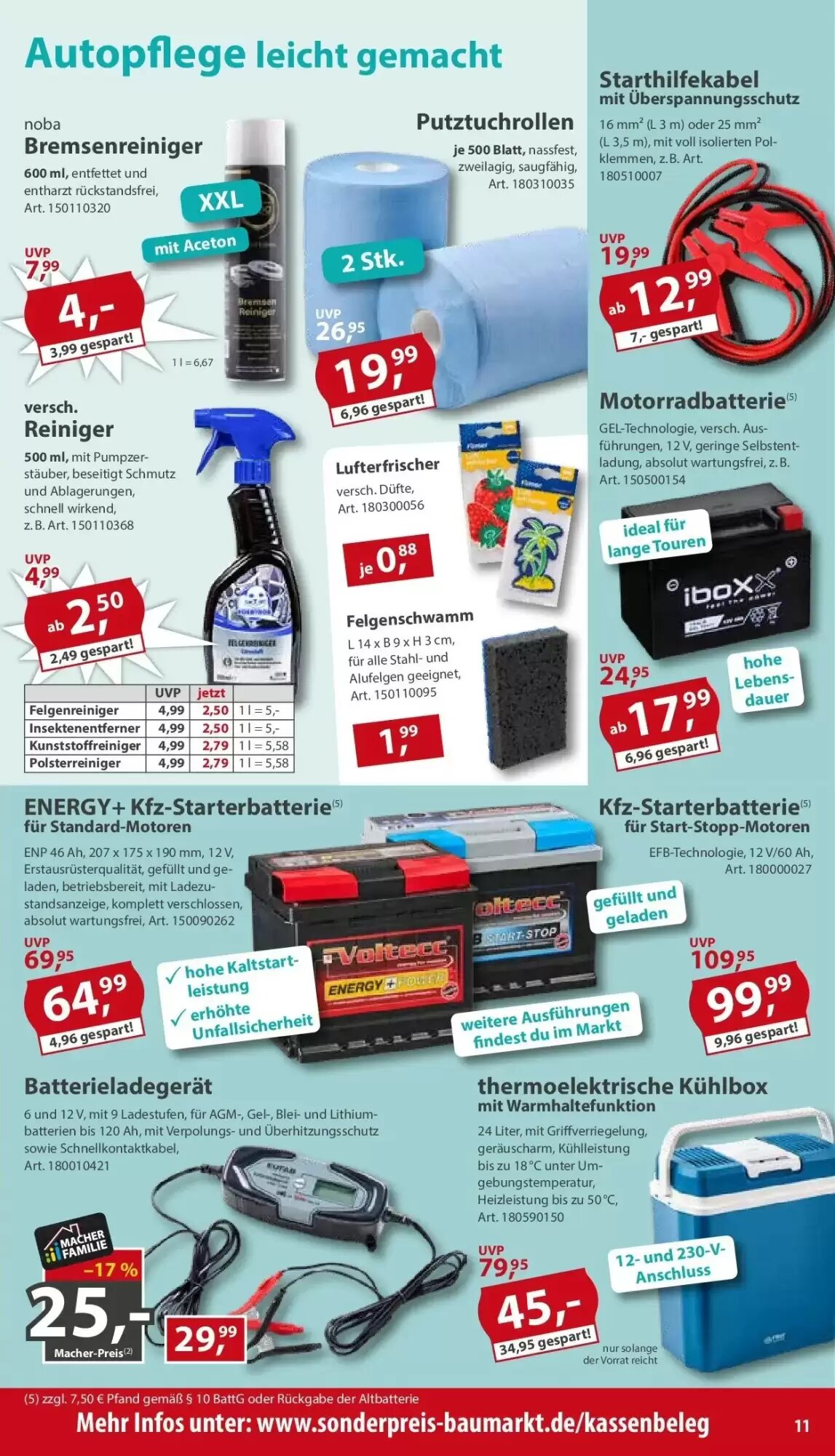 Sonderpreis Baumarkt Prospekt (ab 18.09.2026) zum Blättern - Seite 11