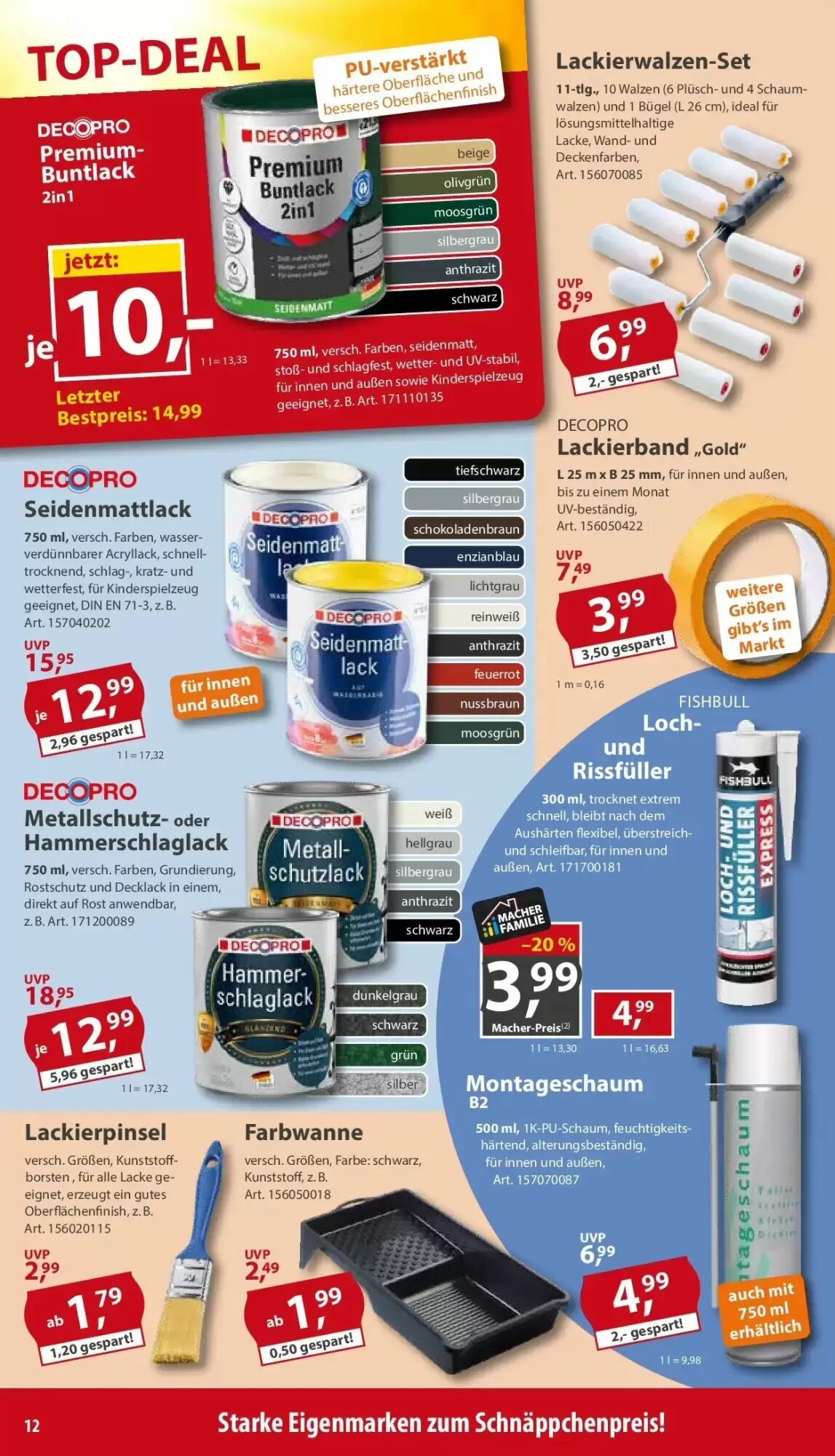 Sonderpreis Baumarkt Prospekt (ab 18.09.2026) zum Blättern - Seite 12