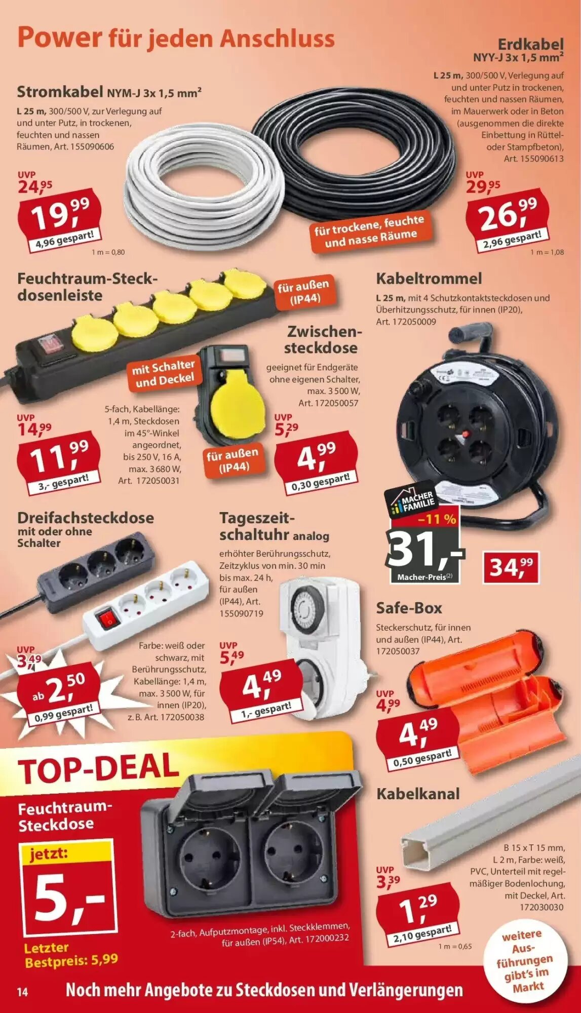 Sonderpreis Baumarkt Prospekt (ab 18.09.2026) zum Blättern - Seite 14