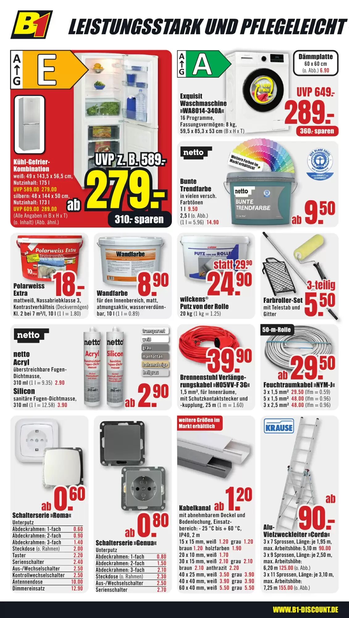 B1 Discount Baumarkt Prospekt (ab 19.09.2026) zum Blättern - Seite 2